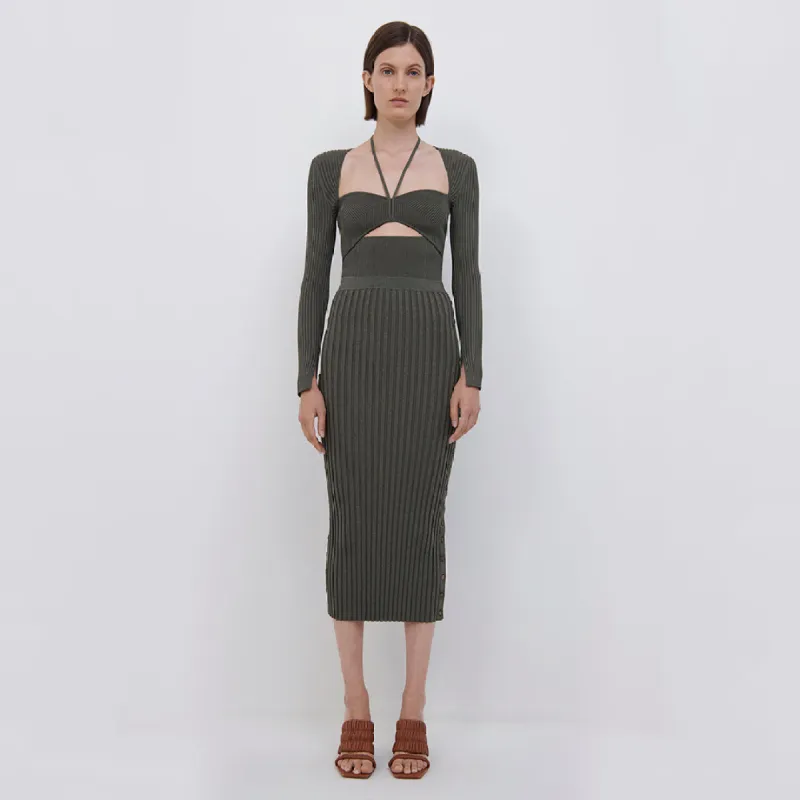 Ashton Marled Midi Skirt sold by Simkhai