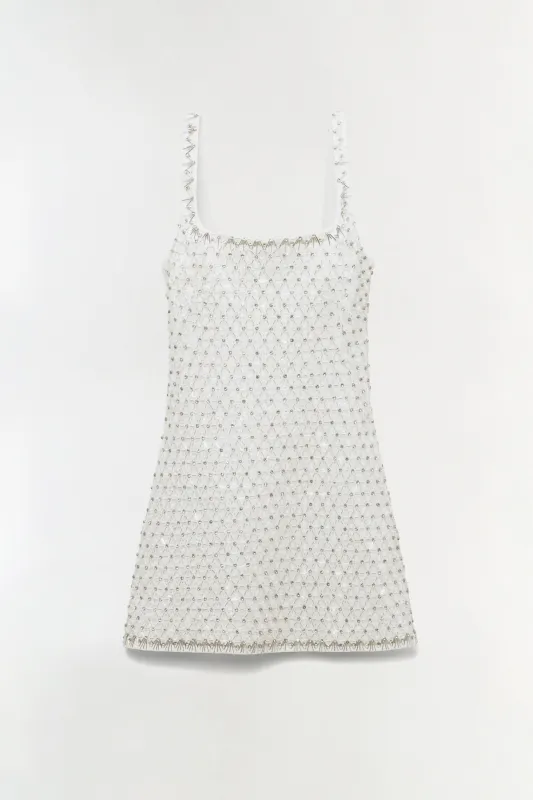 Ziva Embellished Mini Dress sold by Simkhai