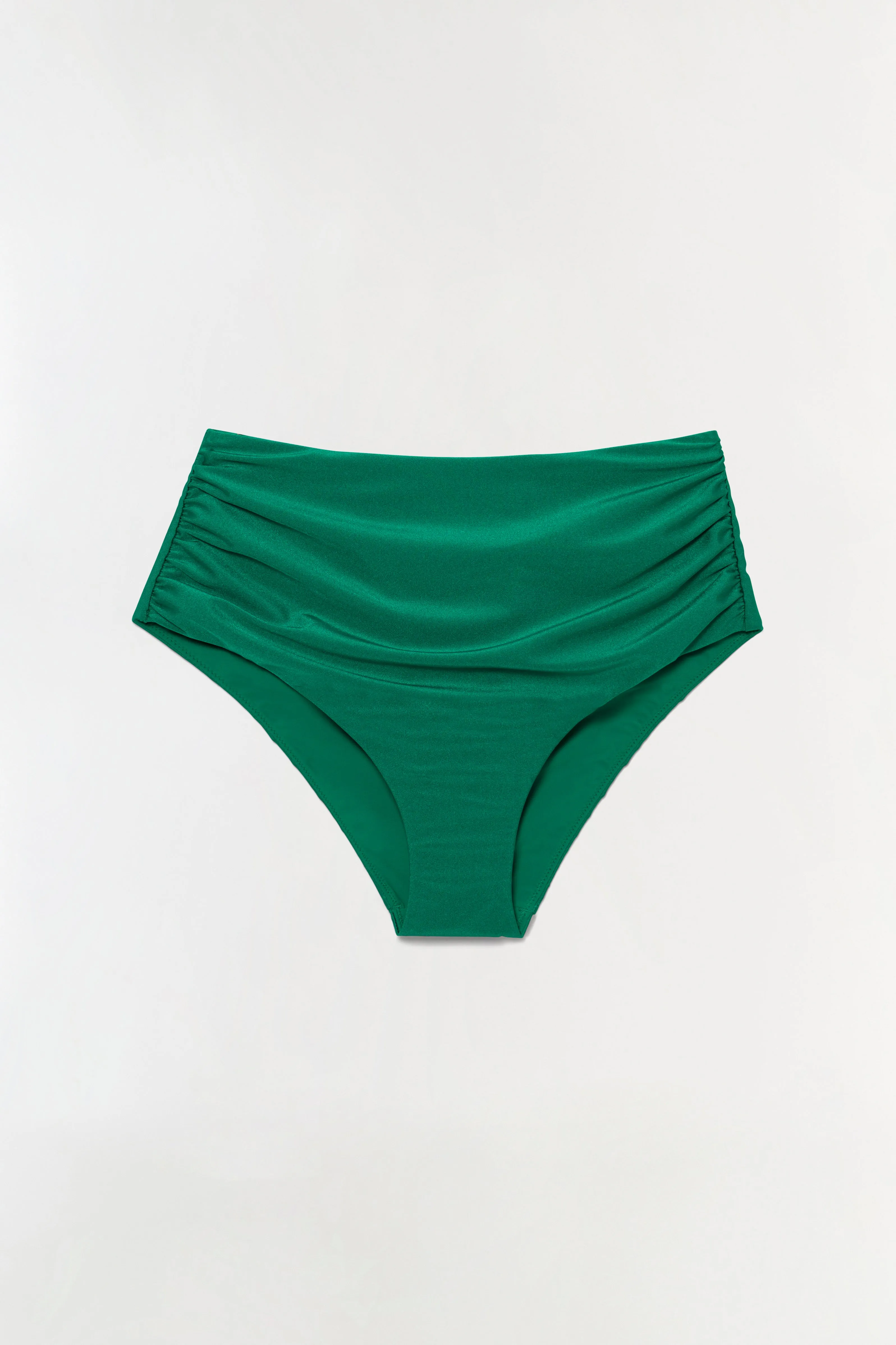 Teya High Waisted Ruched Bikini Bottom sold by Simkhai