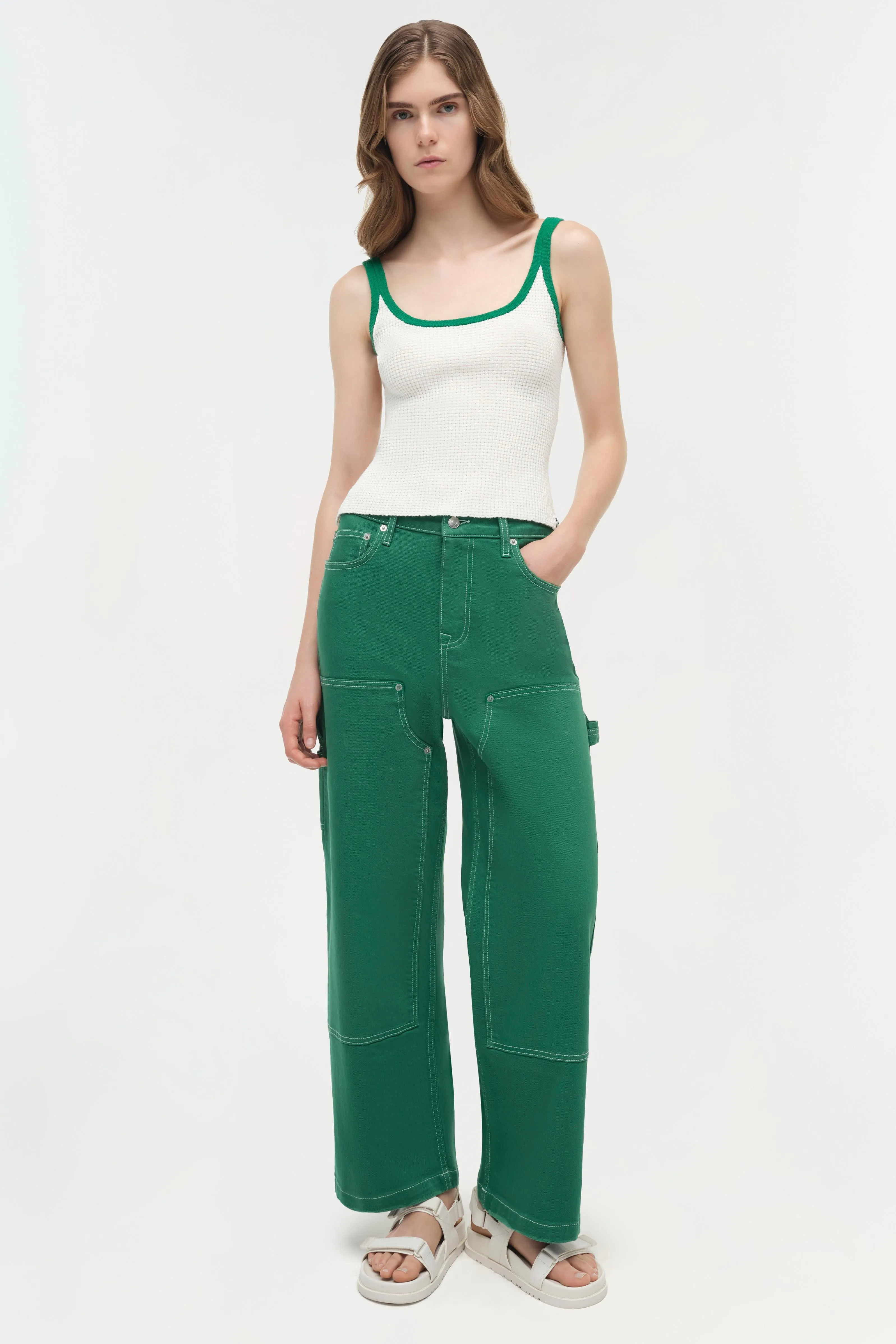 Xavier Denim Carpenter Pant sold by Simkhai product image thumbnail 2