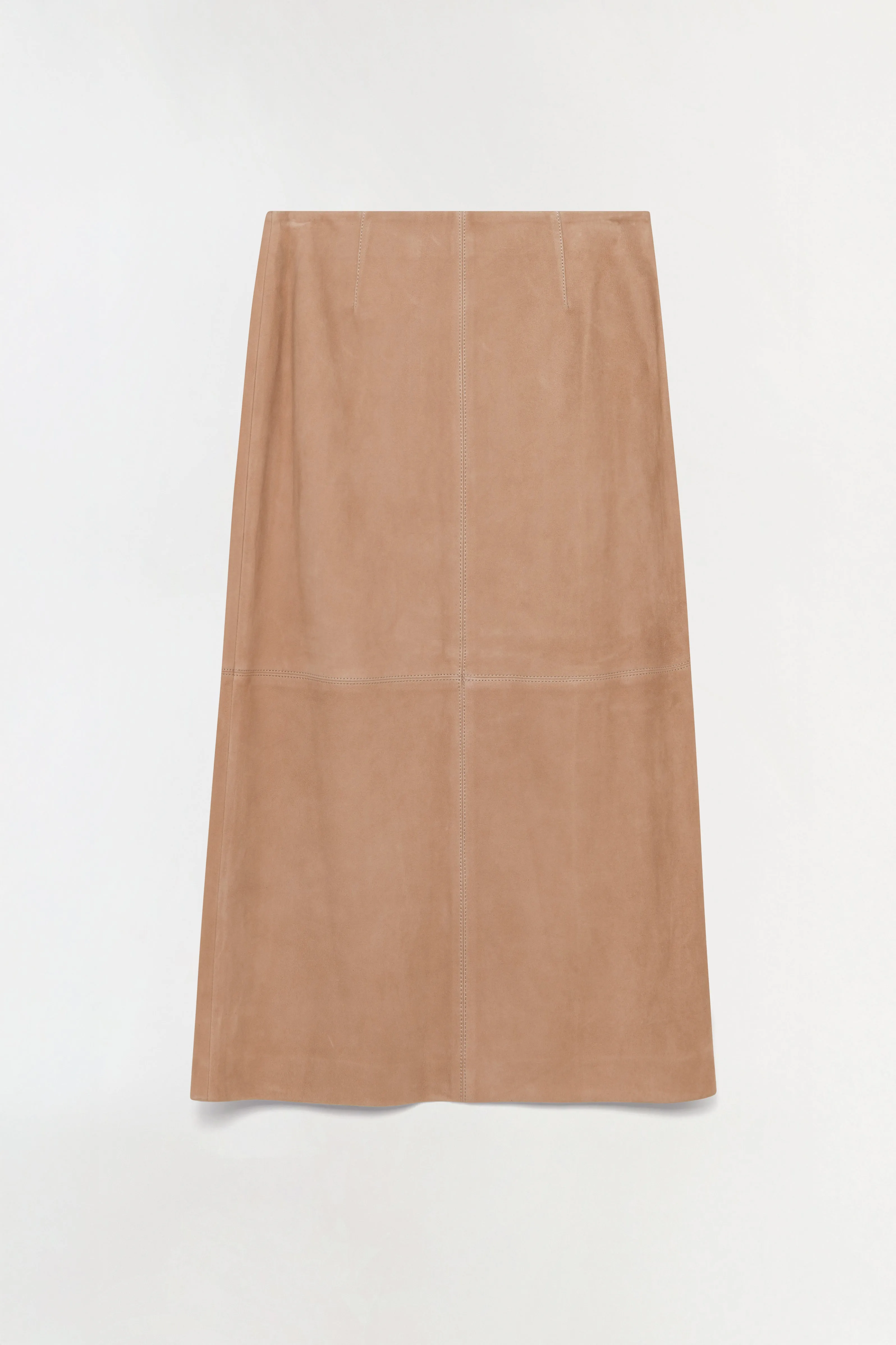 Harrison Suede Midi Skirt sold by Simkhai