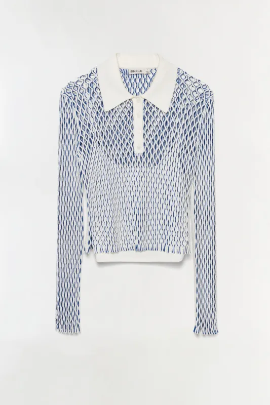 Petra Knit Polo made by Simkhai