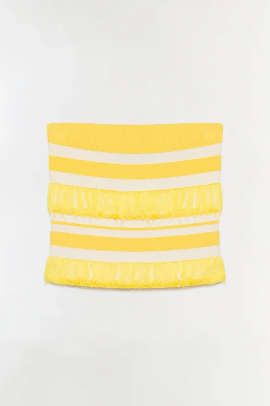 Cairo Knit Tube Top made by Simkhai