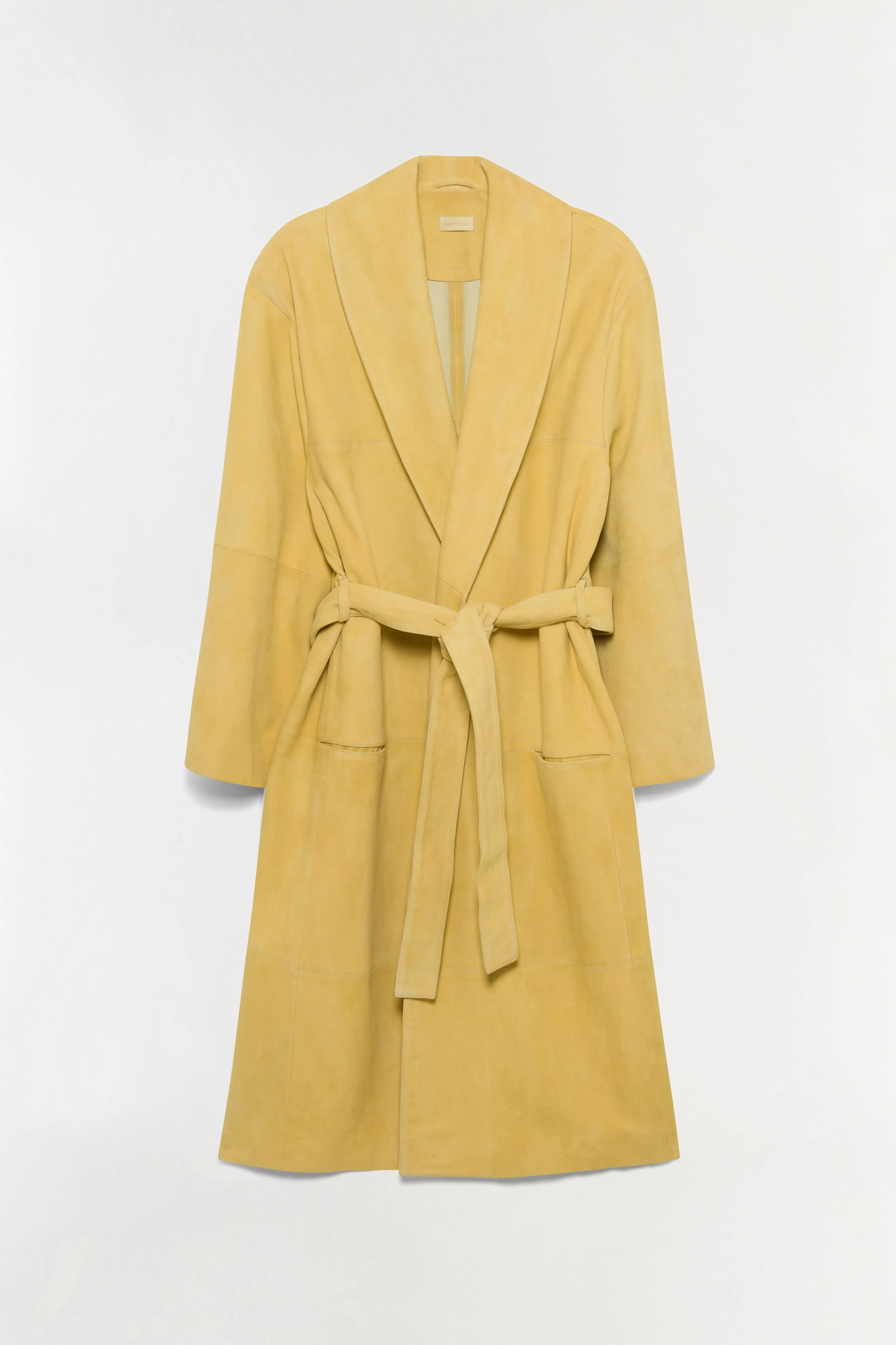 Enola Suede Trench Coat sold by Simkhai