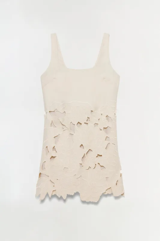 Ziva Embroidered Mini Dress sold by Simkhai