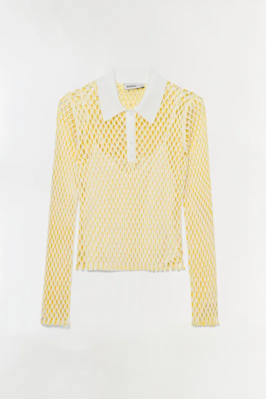 Petra Knit Polo made by Simkhai