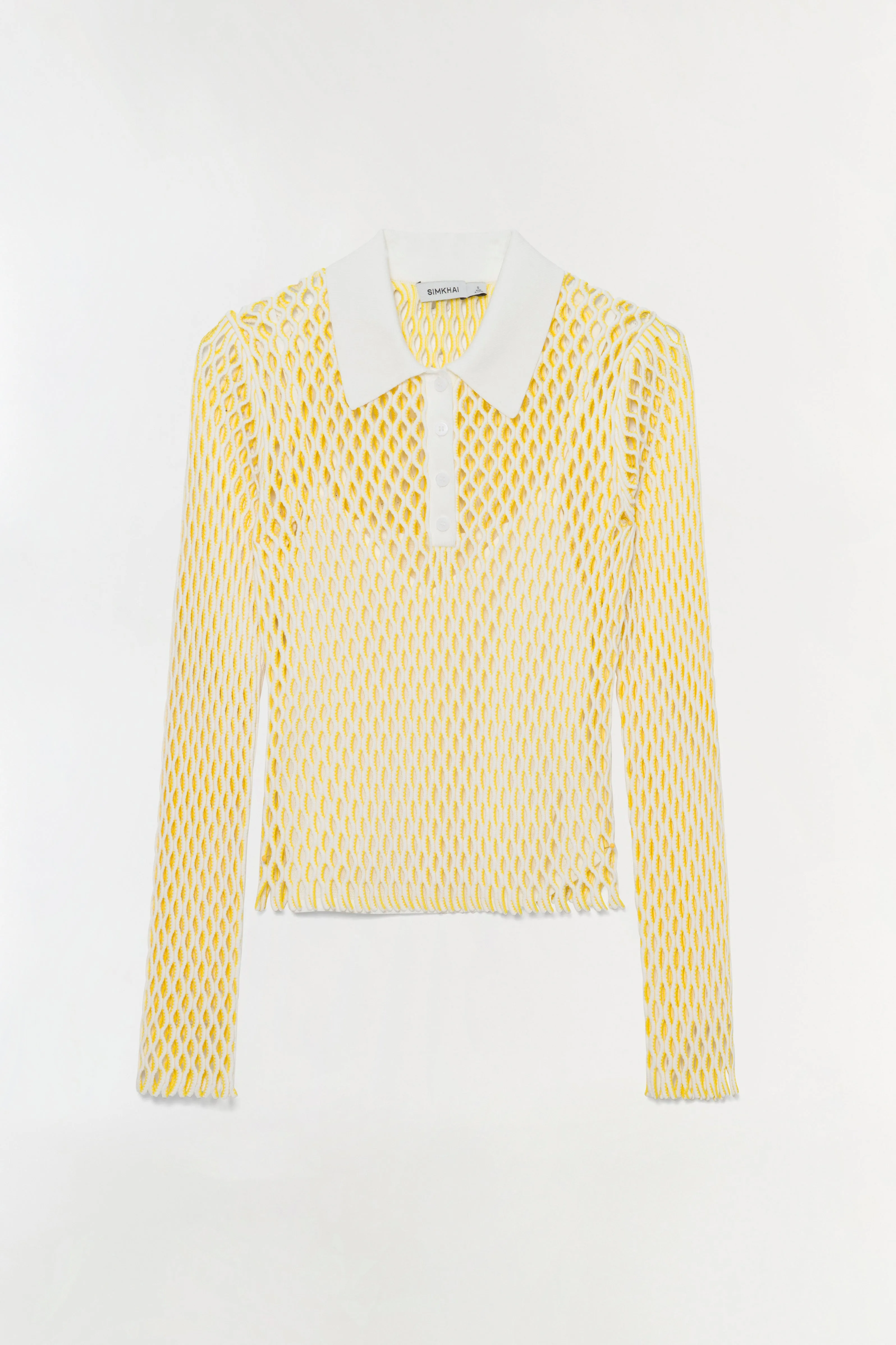 Petra Knit Polo sold by Simkhai