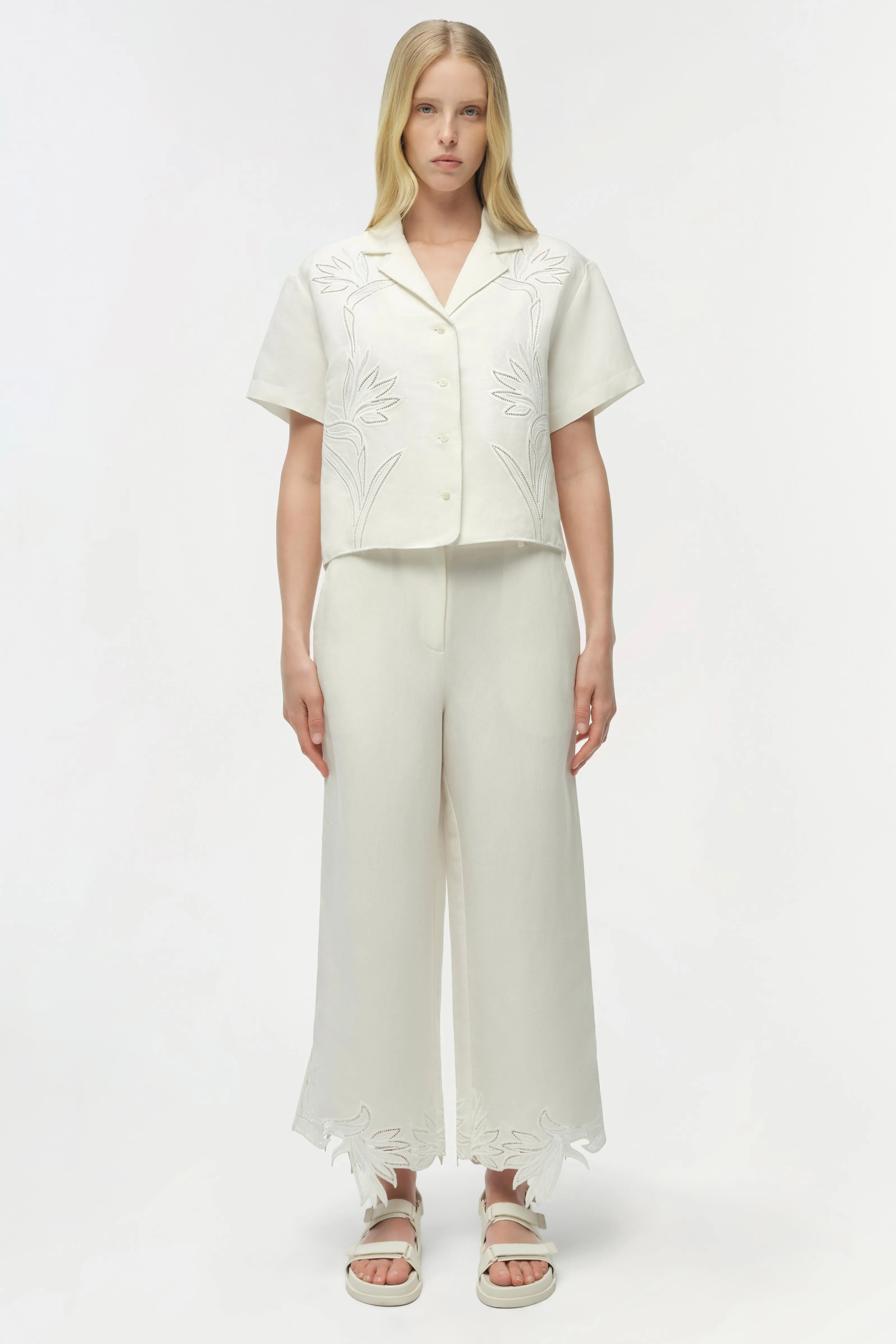 Kallin Cropped Wide Leg Pant sold by Simkhai product image thumbnail 2