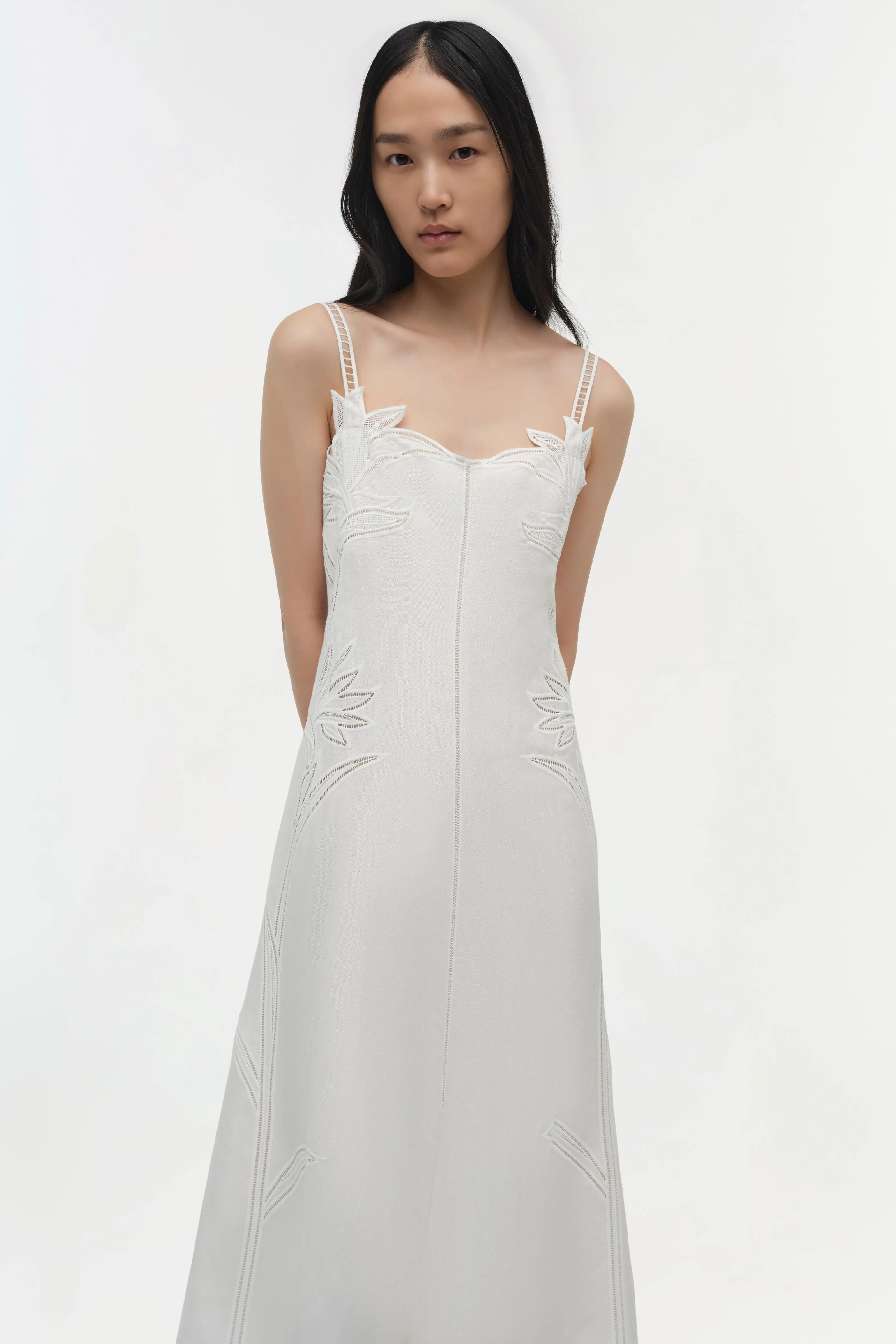 Ellery Embroidered Bustier Midi Dress sold by Simkhai product image thumbnail 3