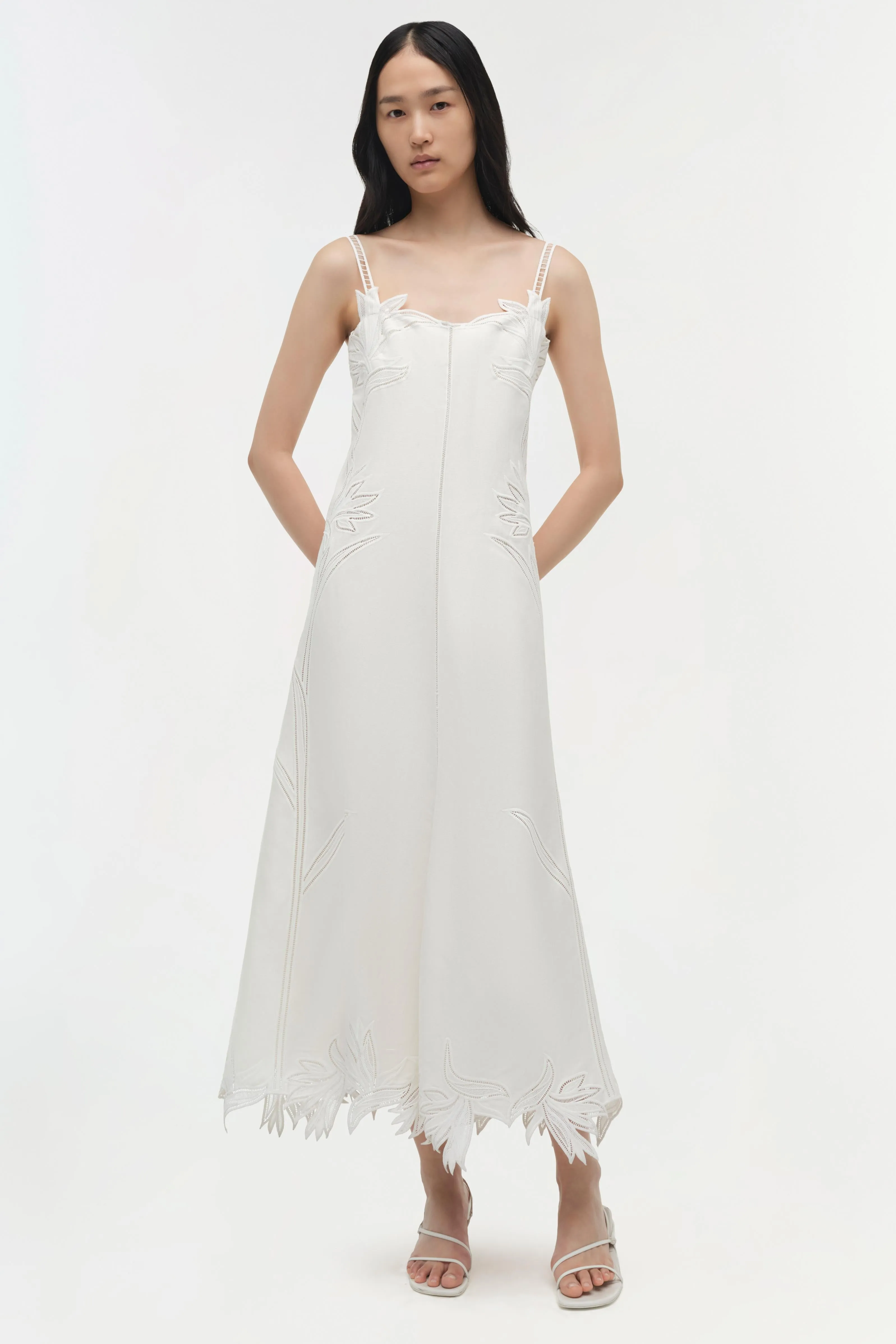 Ellery Embroidered Bustier Midi Dress sold by Simkhai product image thumbnail 2