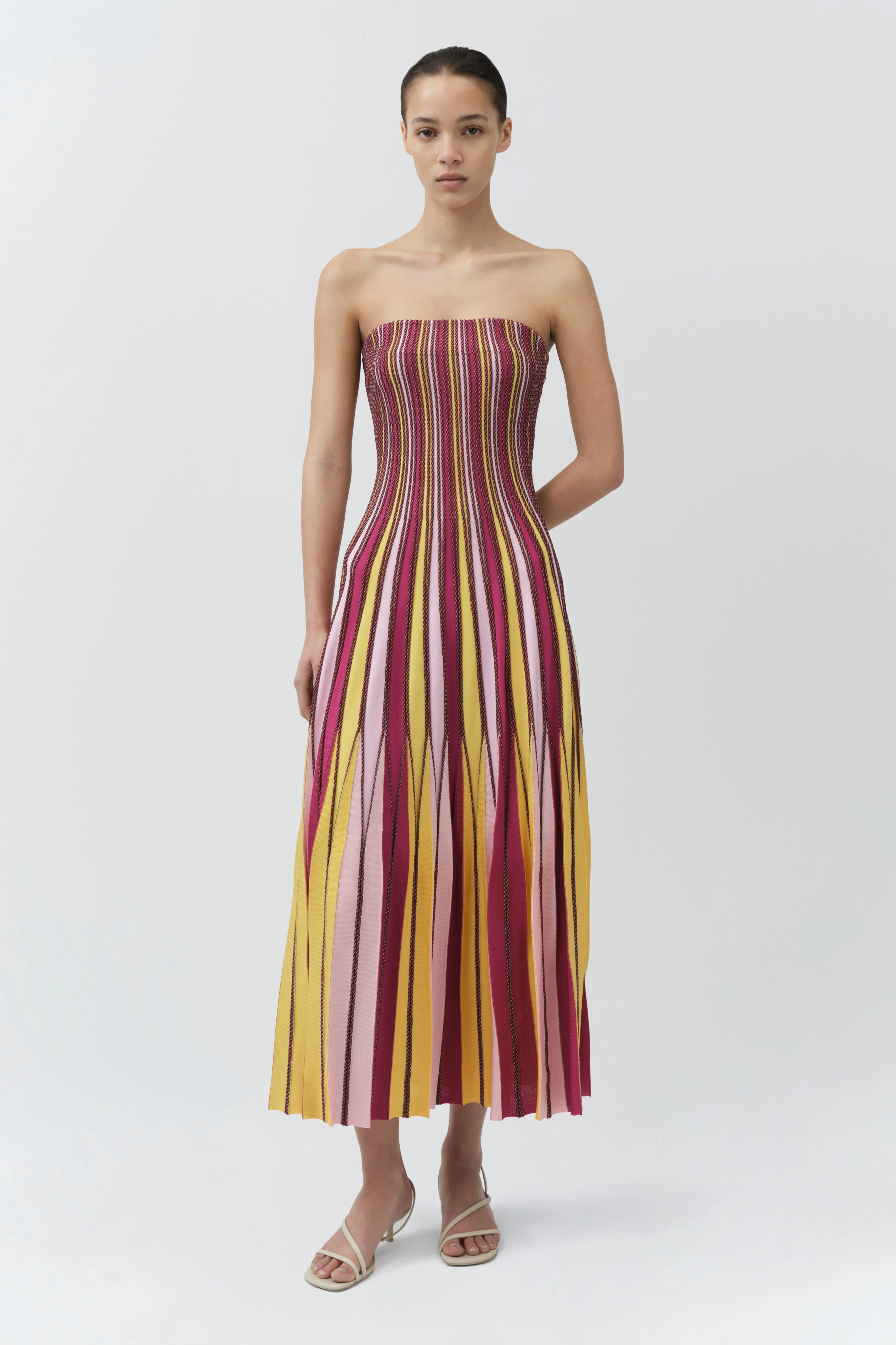 Soleil Striped Midi Dress sold by Simkhai product image thumbnail 2