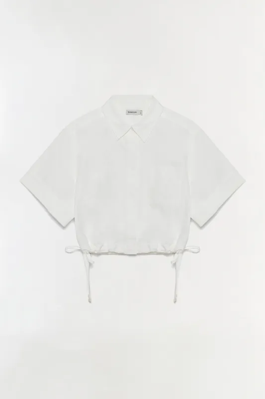 Ryett Cropped Shirt made by Simkhai