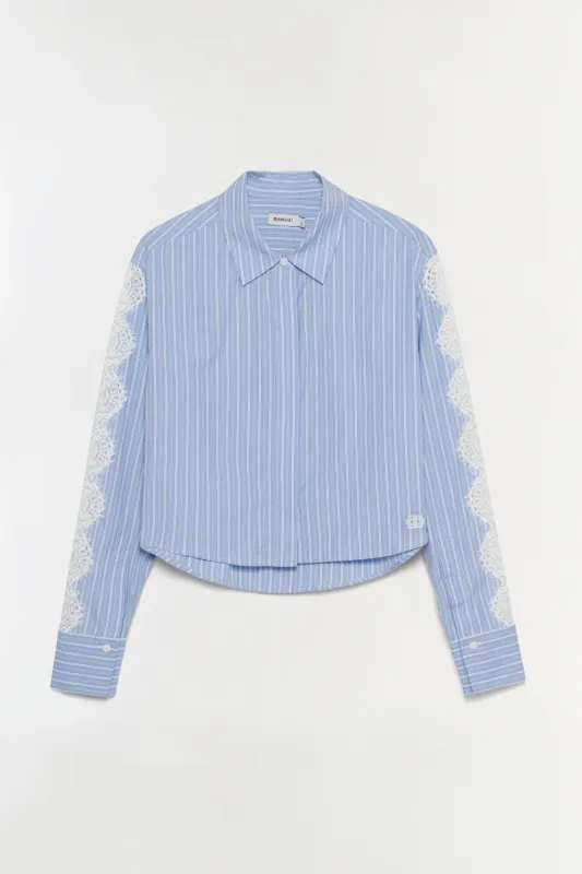 Renata Cropped Shirt made by Simkhai
