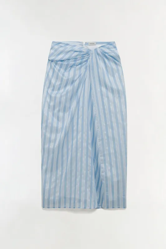 Liorra Draped Midi Skirt made by Simkhai