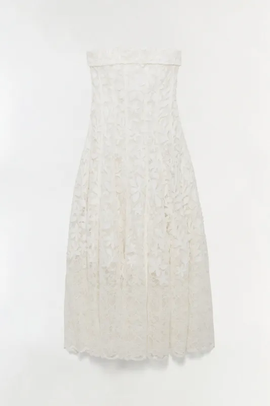Imogen Lace Bustier Midi Dress made by Simkhai
