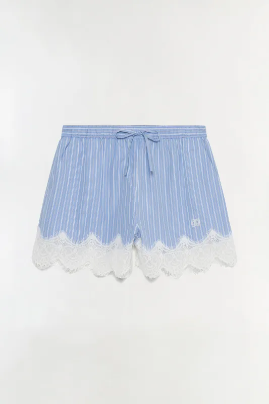 Emmie Cotton Lace Shorts made by Simkhai