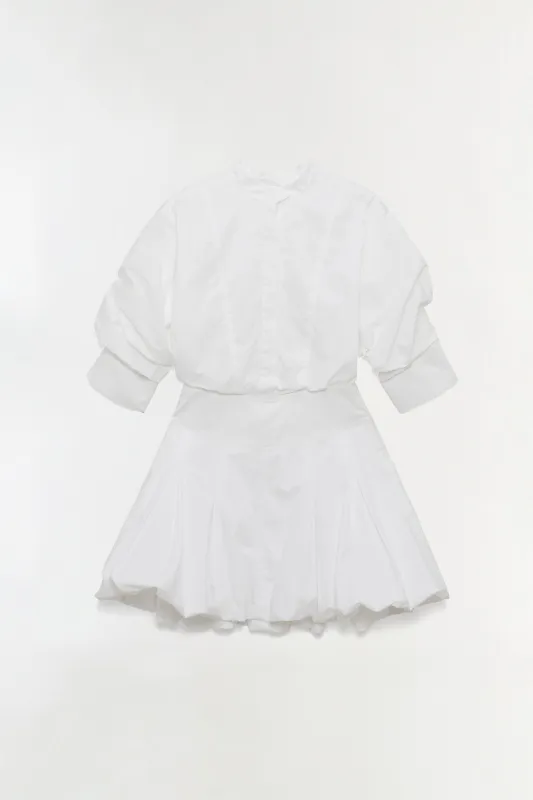 Effie Cotton Bubble Mini Dress made by Simkhai