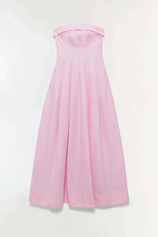 Avril Cotton Bustier Maxi Dress made by Simkhai