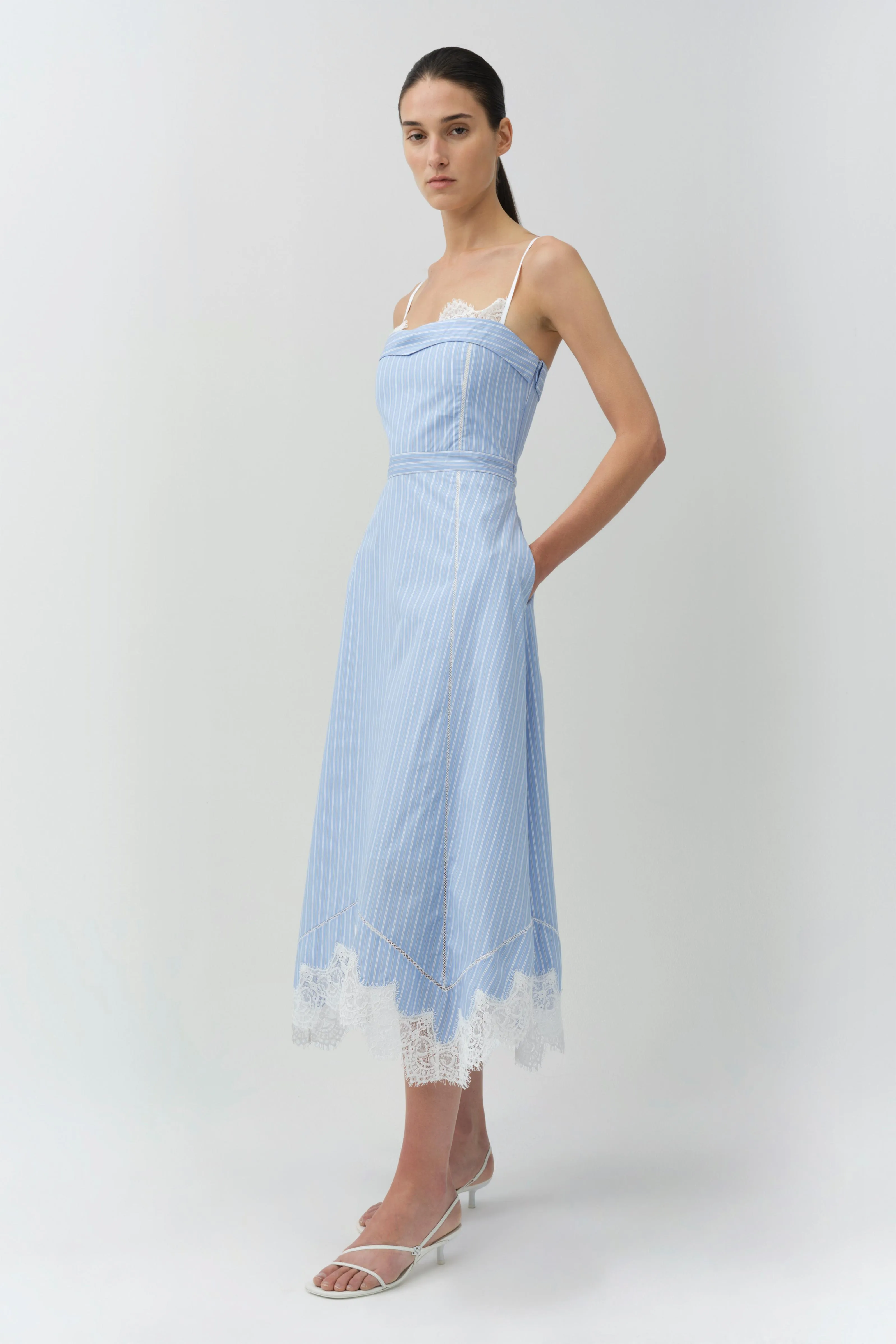 Avaleigh Cotton Midi Dress sold by Simkhai product image thumbnail 3