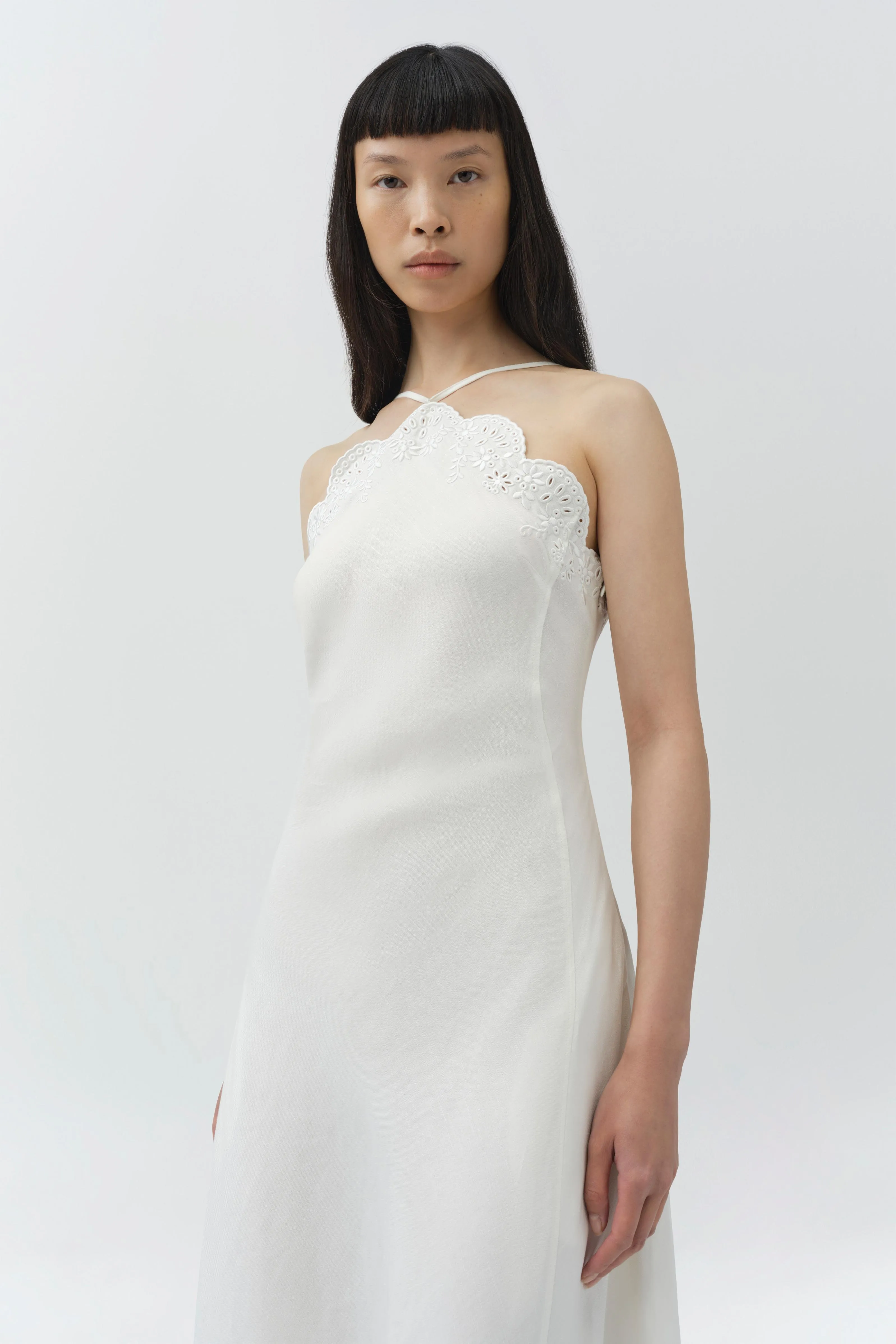 Gillian Embroidered Linen Midi Dress sold by Simkhai product image thumbnail 3