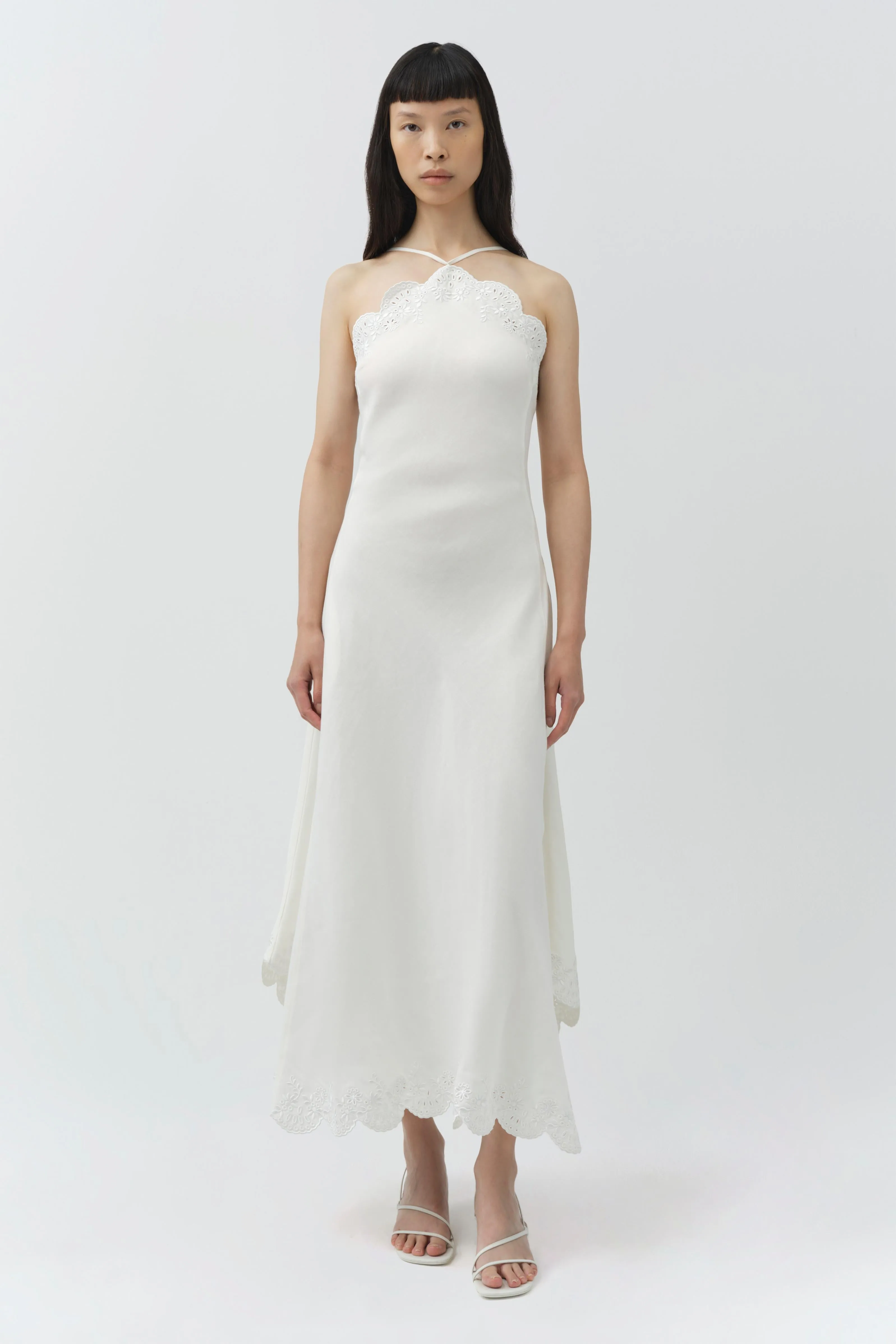 Gillian Embroidered Linen Midi Dress sold by Simkhai product image thumbnail 2
