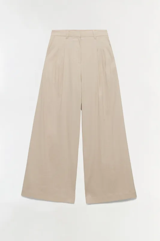 Ramsey Linen Wide Leg Pant made by Simkhai