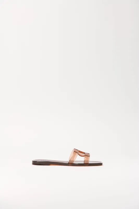 Simkhai Monogram Jelly Flat Slide made by Simkhai