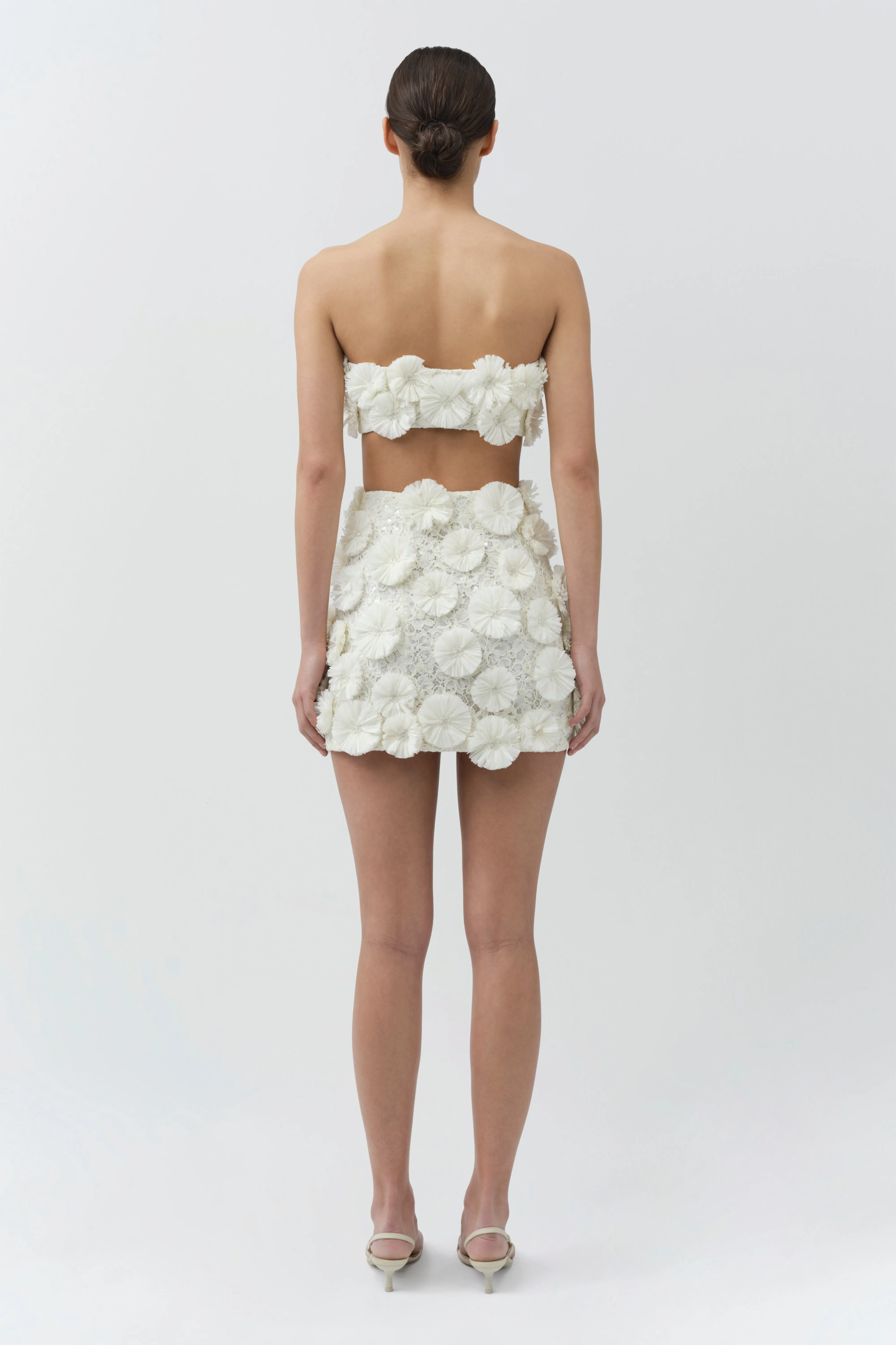 Nolia Floral Raffia Mini Skirt sold by Simkhai product image thumbnail 5
