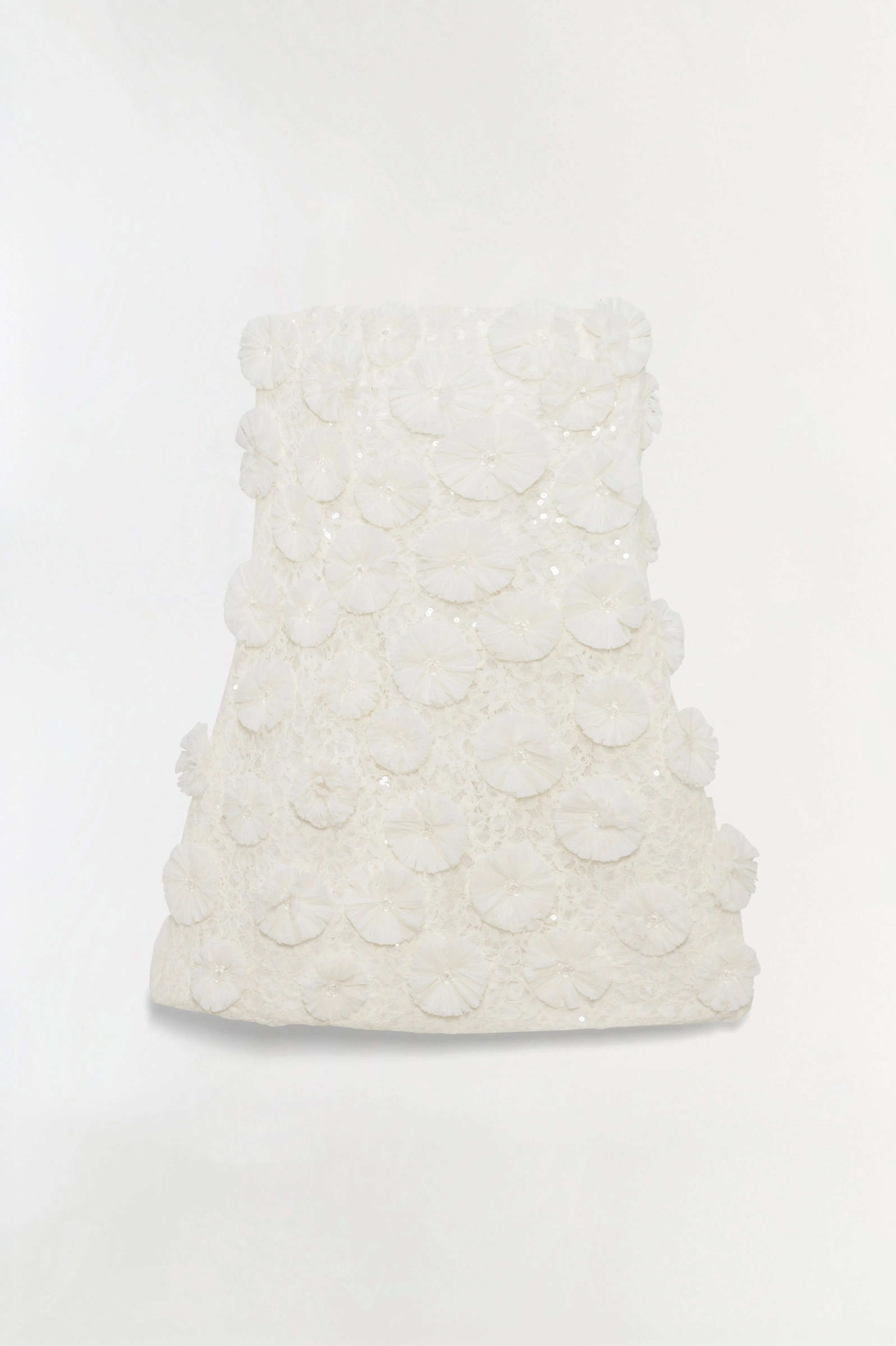 Holland Floral Raffia Bustier Mini Dress sold by Simkhai