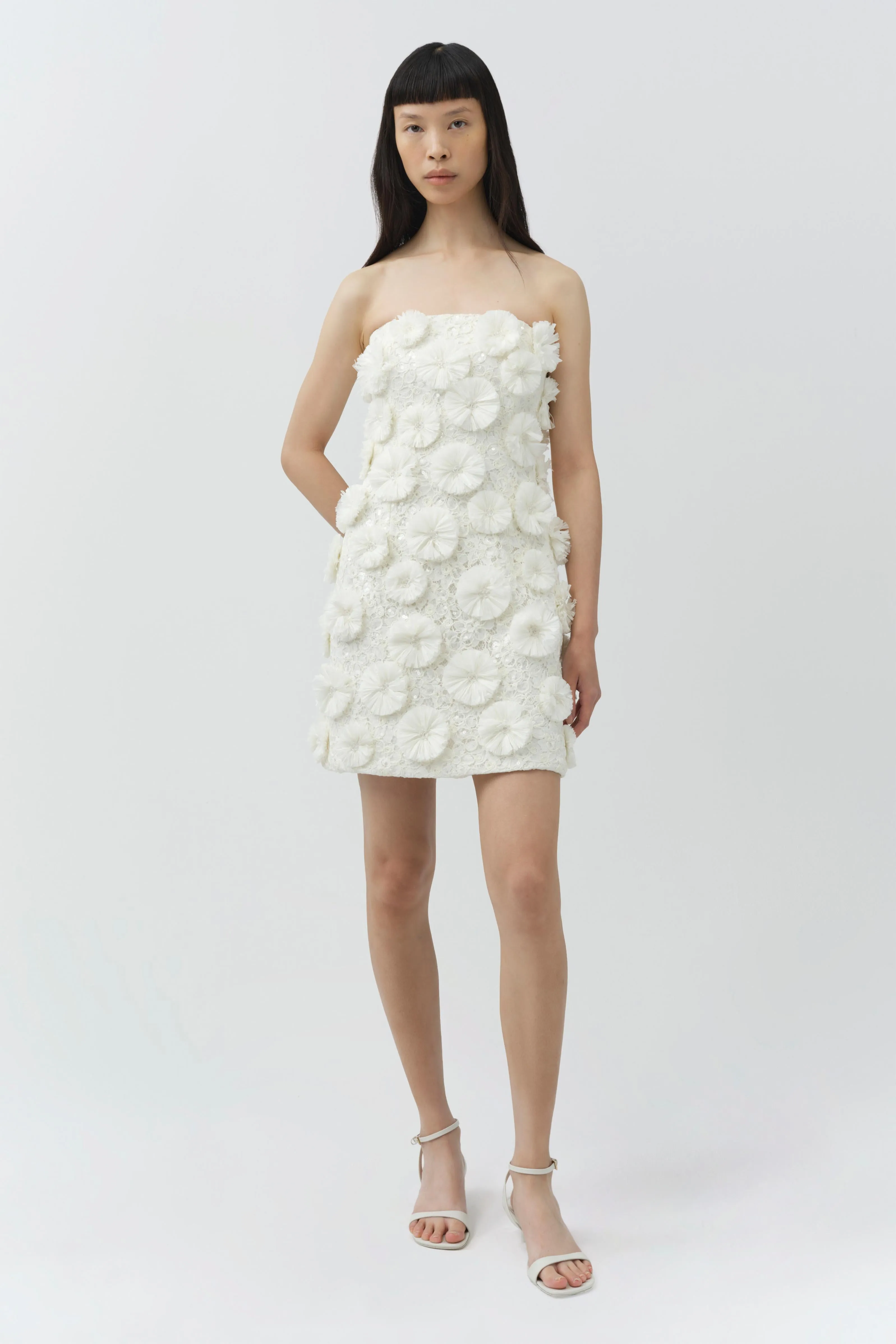 Holland Floral Raffia Bustier Mini Dress sold by Simkhai product image thumbnail 2