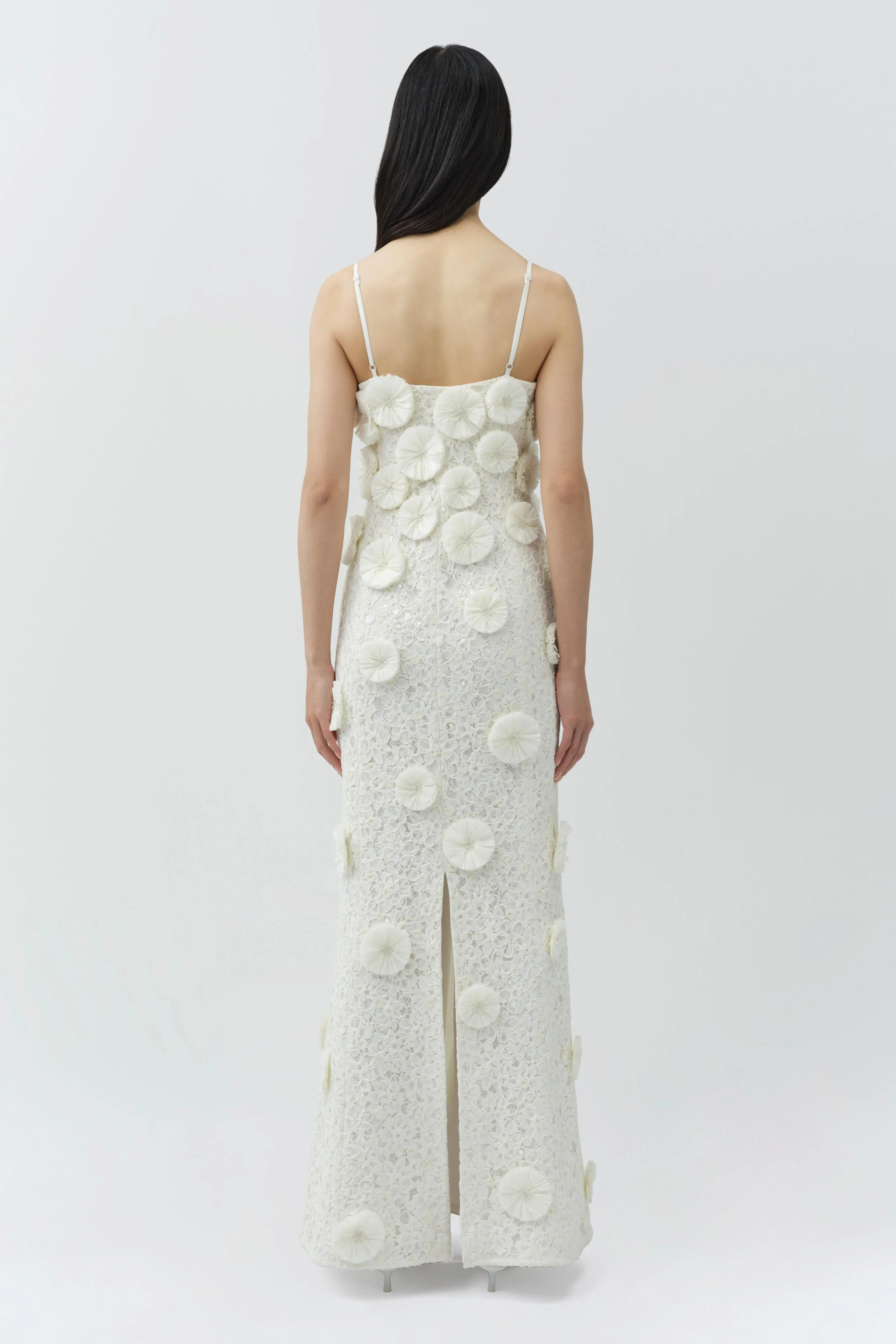 Maven Floral Raffia Gown sold by Simkhai product image thumbnail 4