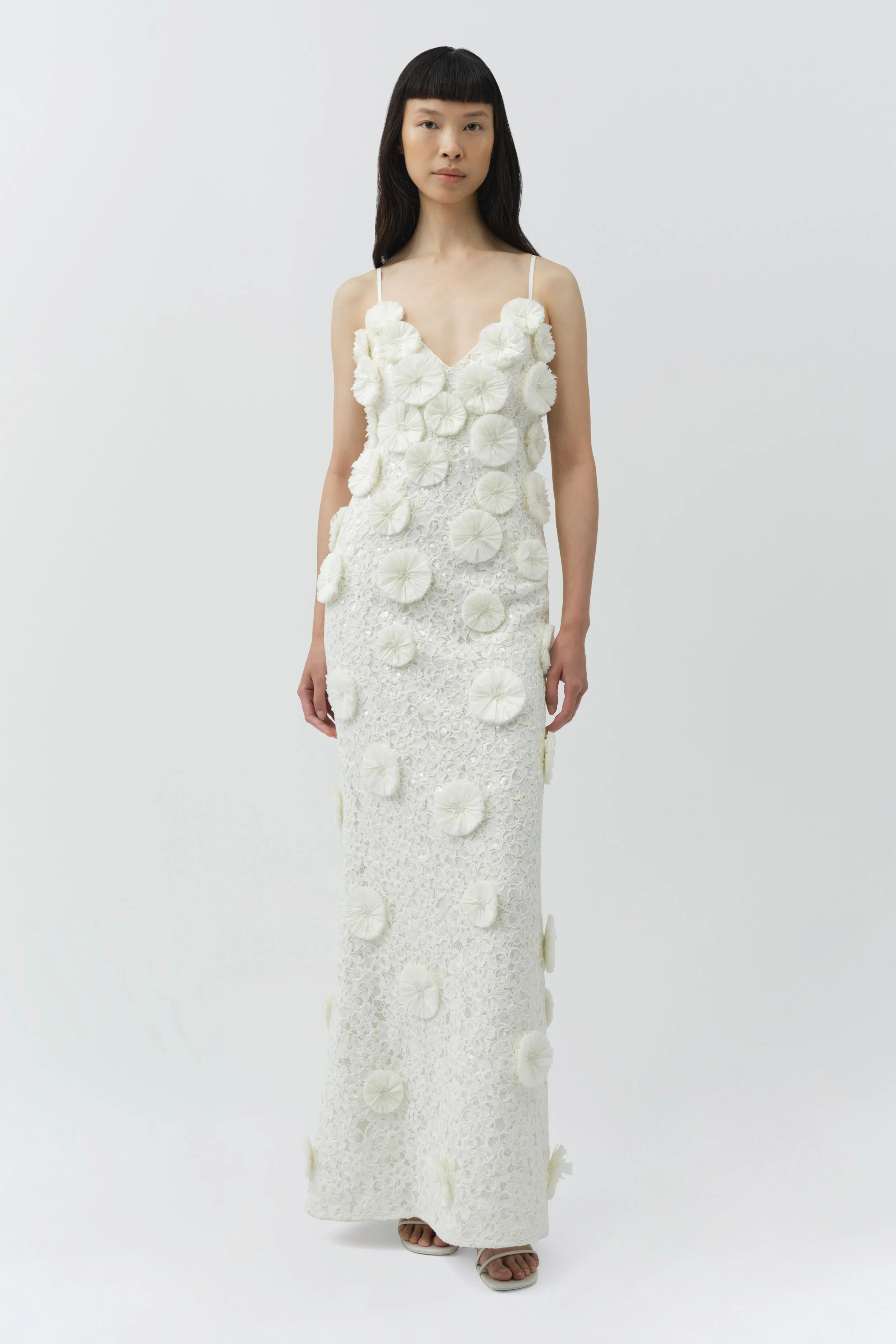Maven Floral Raffia Gown sold by Simkhai product image thumbnail 2