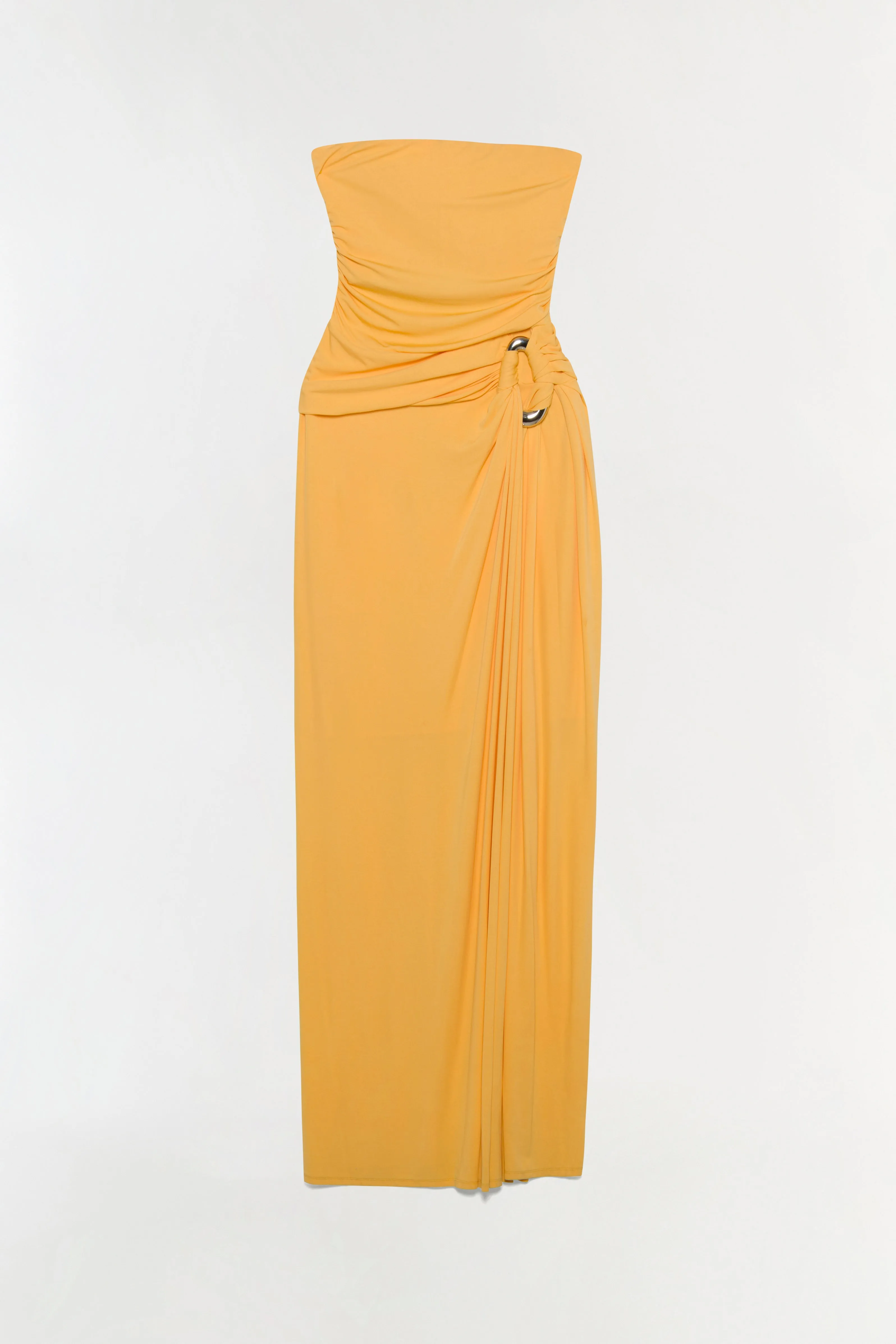 Emma Strapless Draped Jersey Bustier Gown sold by Simkhai