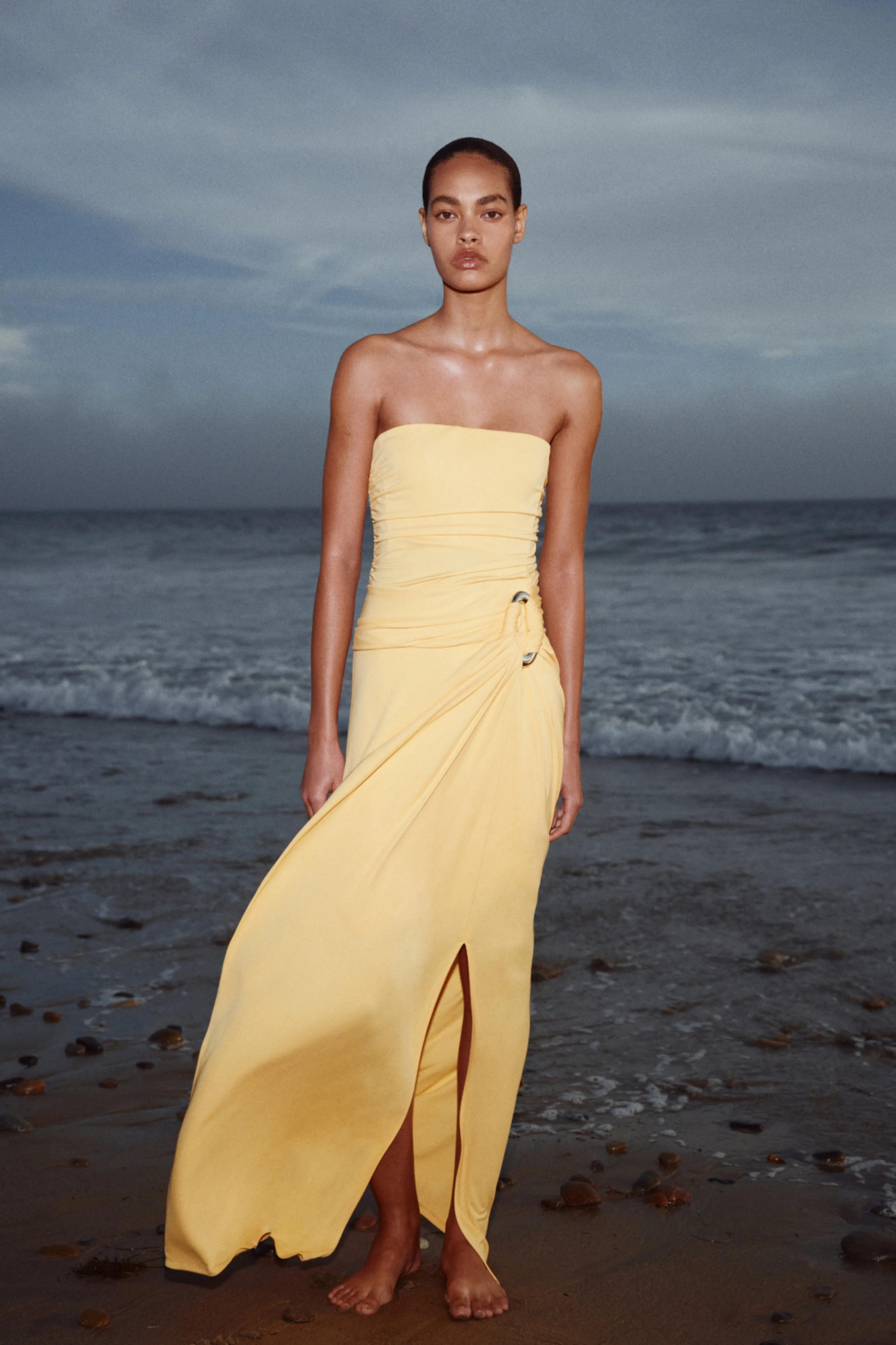 Emma Strapless Draped Jersey Bustier Gown sold by Simkhai product image thumbnail 2