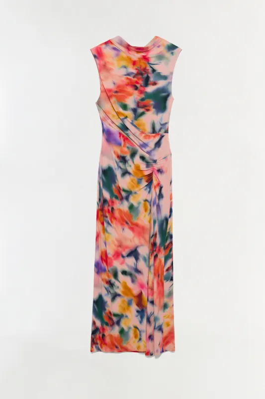 Acacia Draped Jersey Midi Dress made by Simkhai