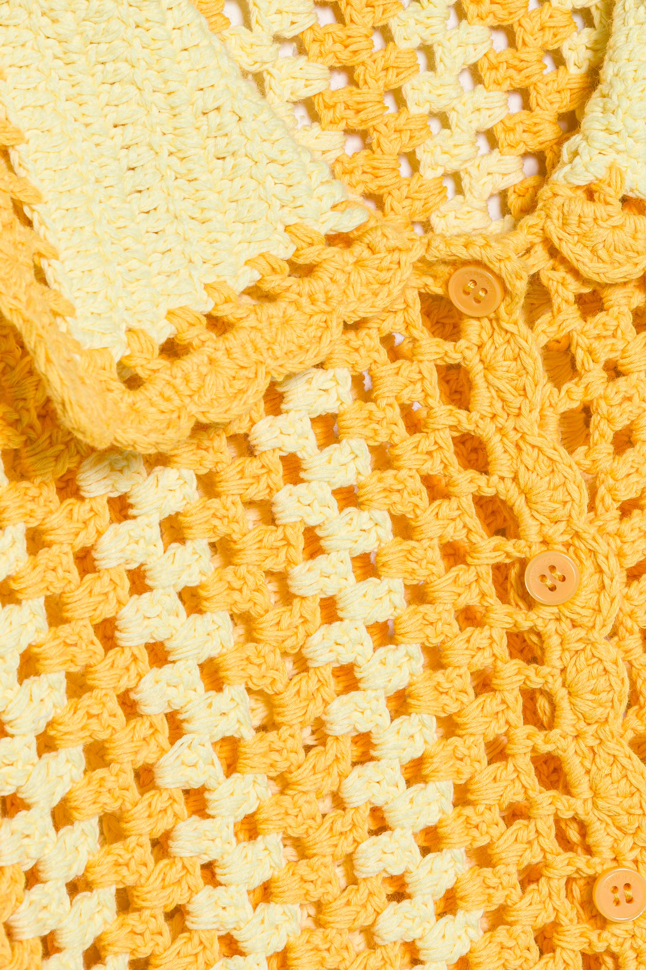 Stanton Crochet Camp Shirt sold by Simkhai product image thumbnail 5
