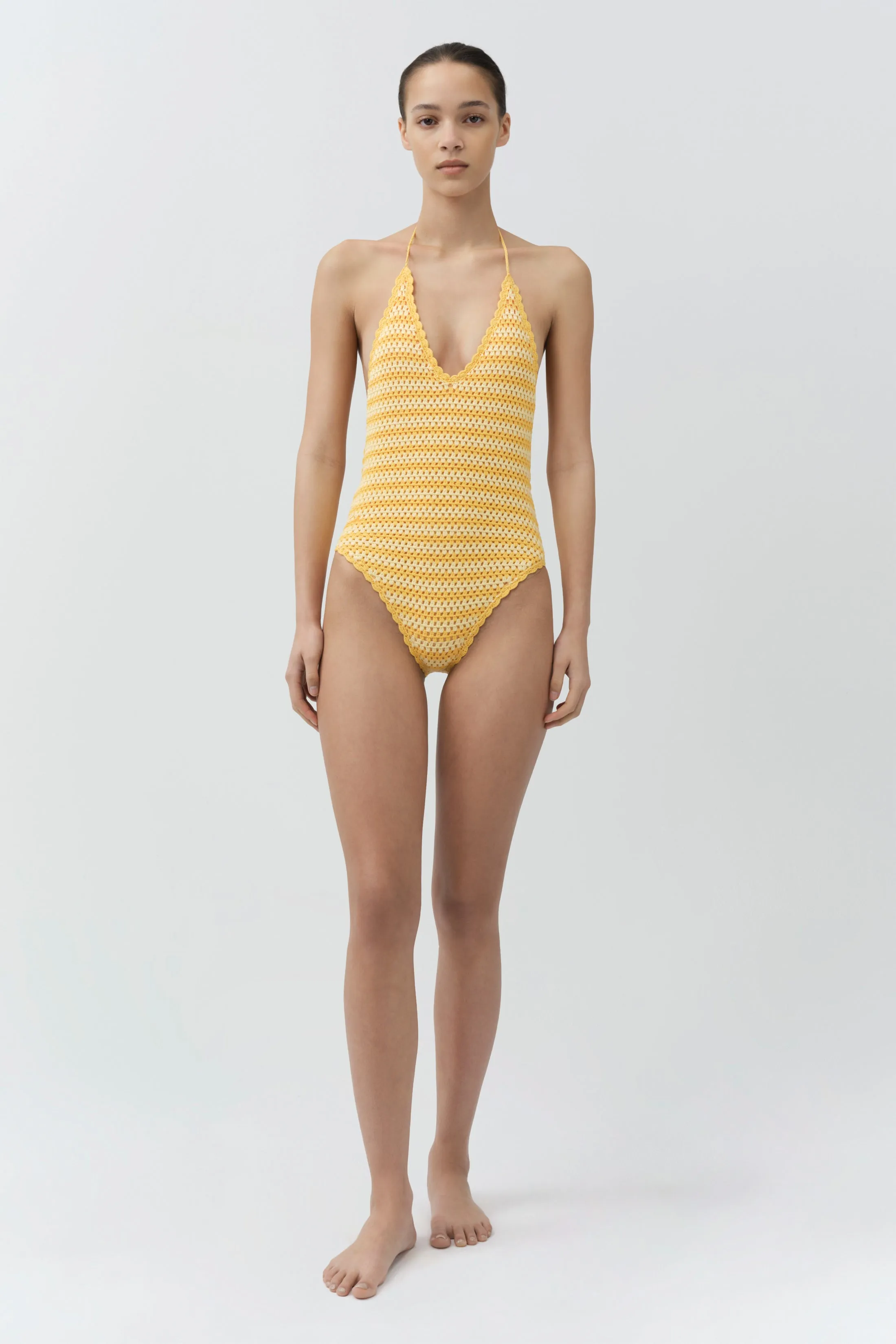 Karoline Crochet Halter One Piece sold by Simkhai product image thumbnail 2