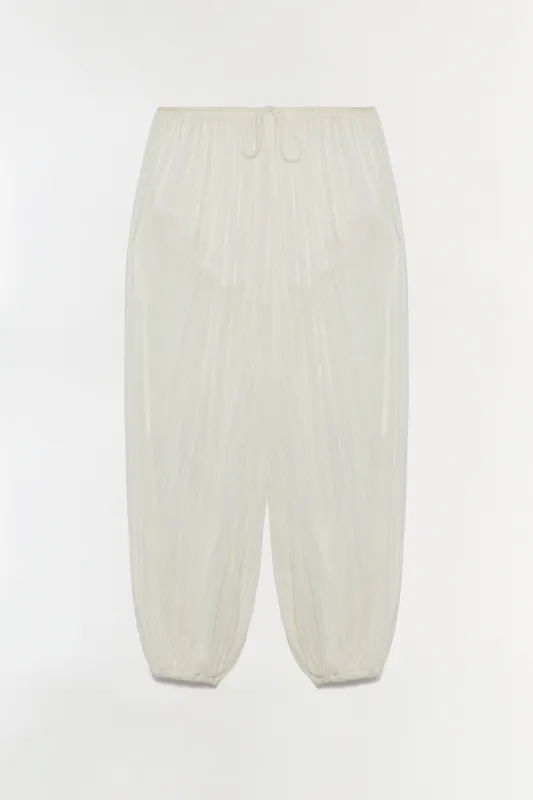 Afton Crinkle Jersey Balloon Pant made by Simkhai