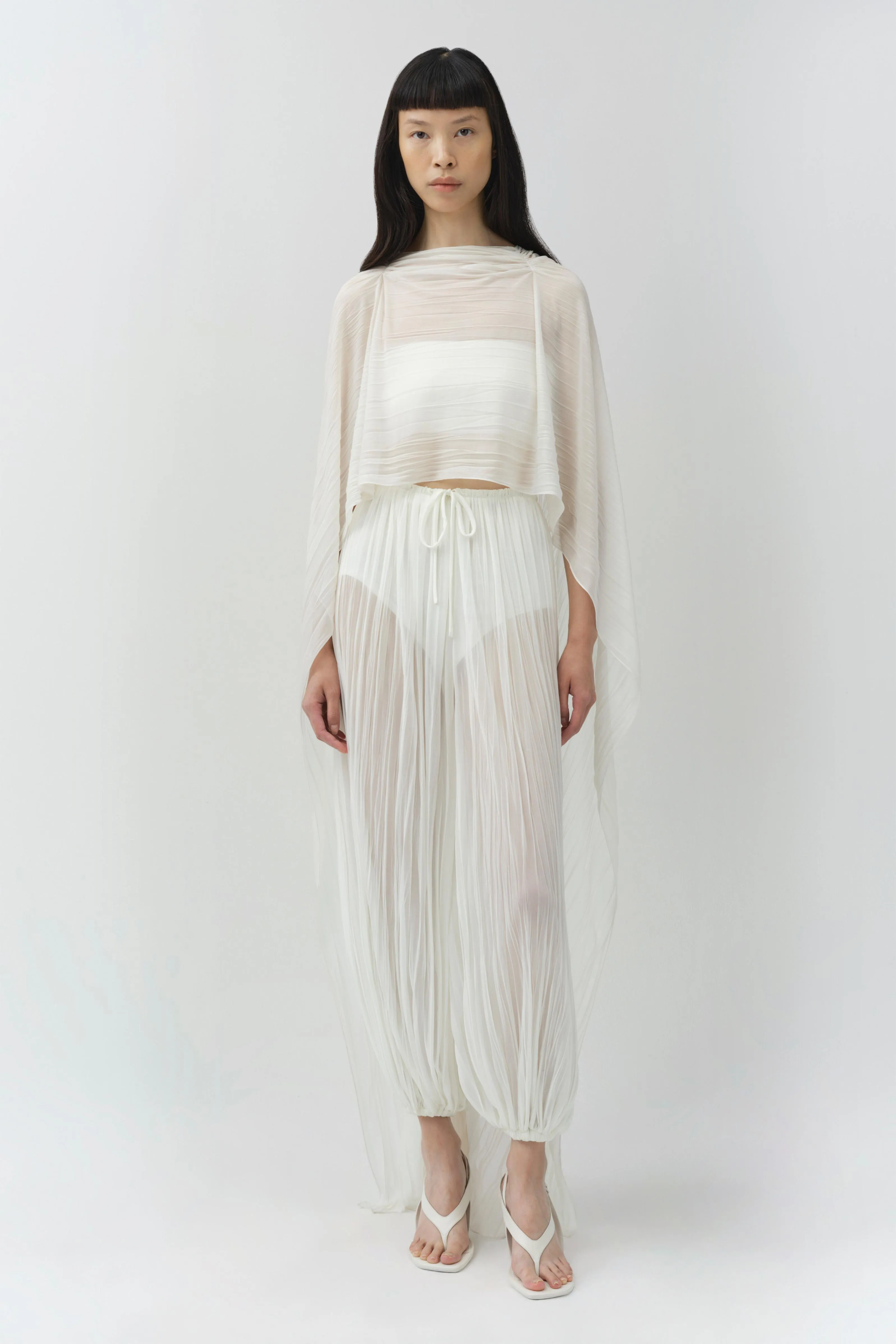 Genoa Crinkle Jersey Cape sold by Simkhai product image thumbnail 2