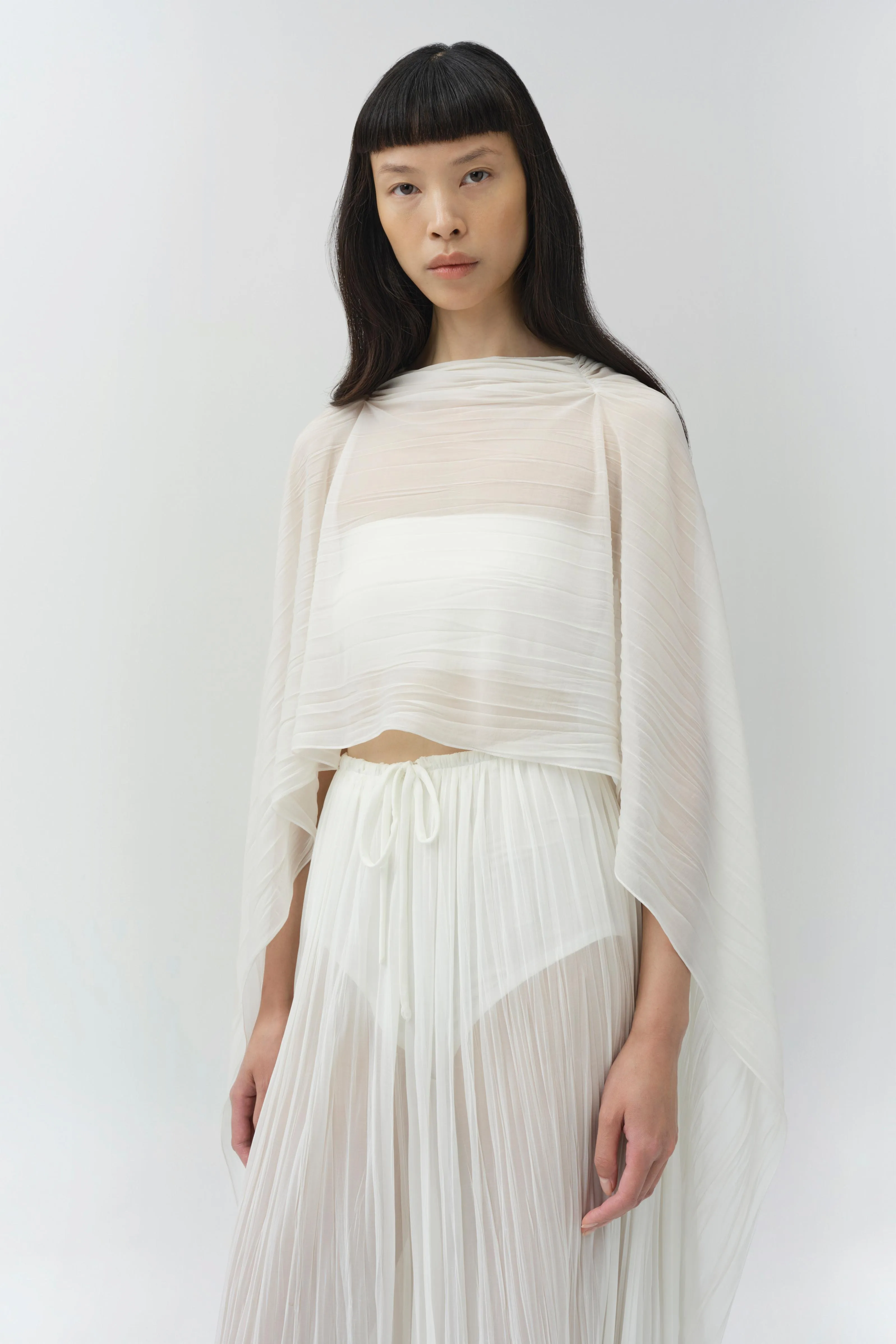 Genoa Crinkle Jersey Cape sold by Simkhai product image thumbnail 3
