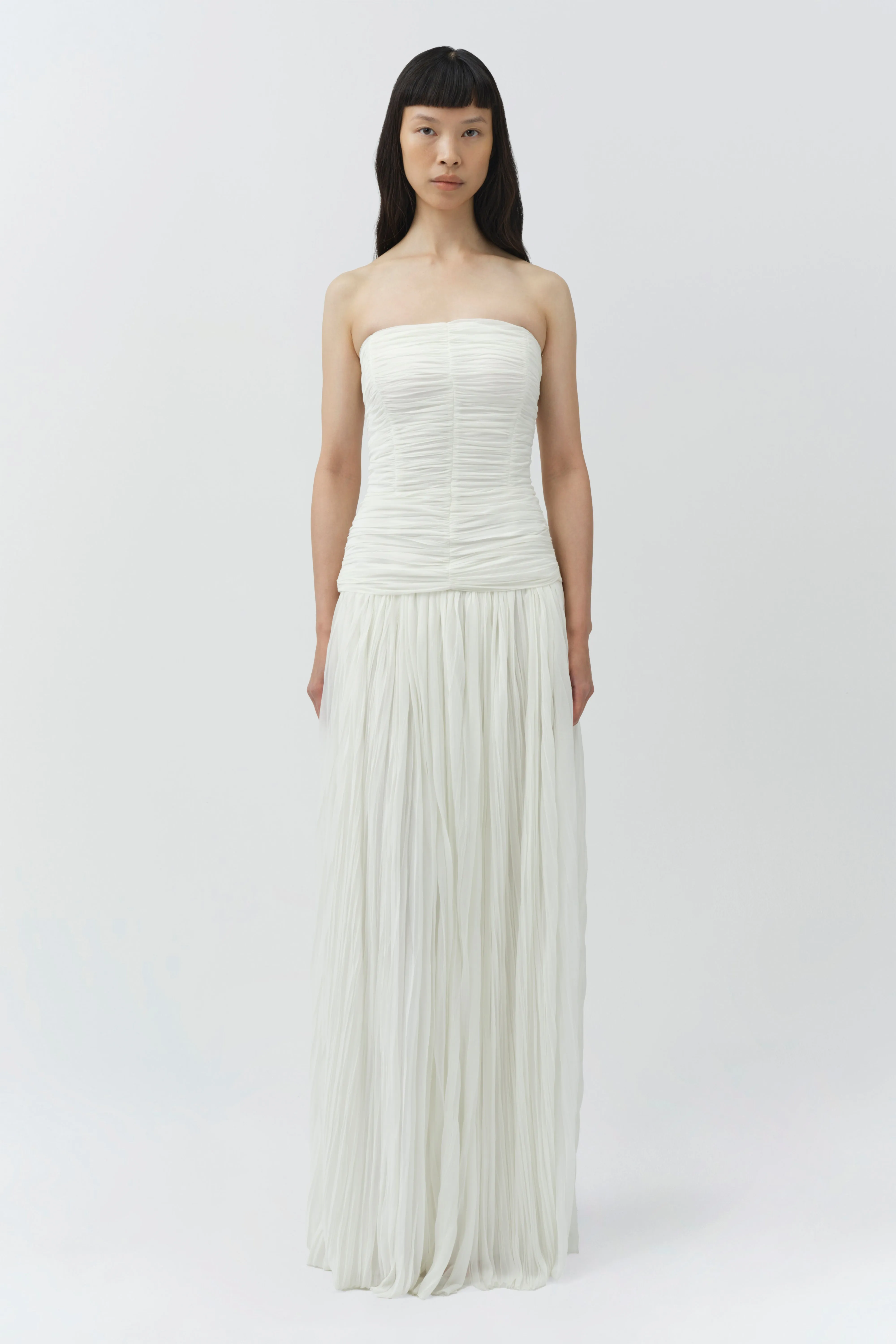 Danielle Crinkle Jersey Bustier Gown sold by Simkhai product image thumbnail 2