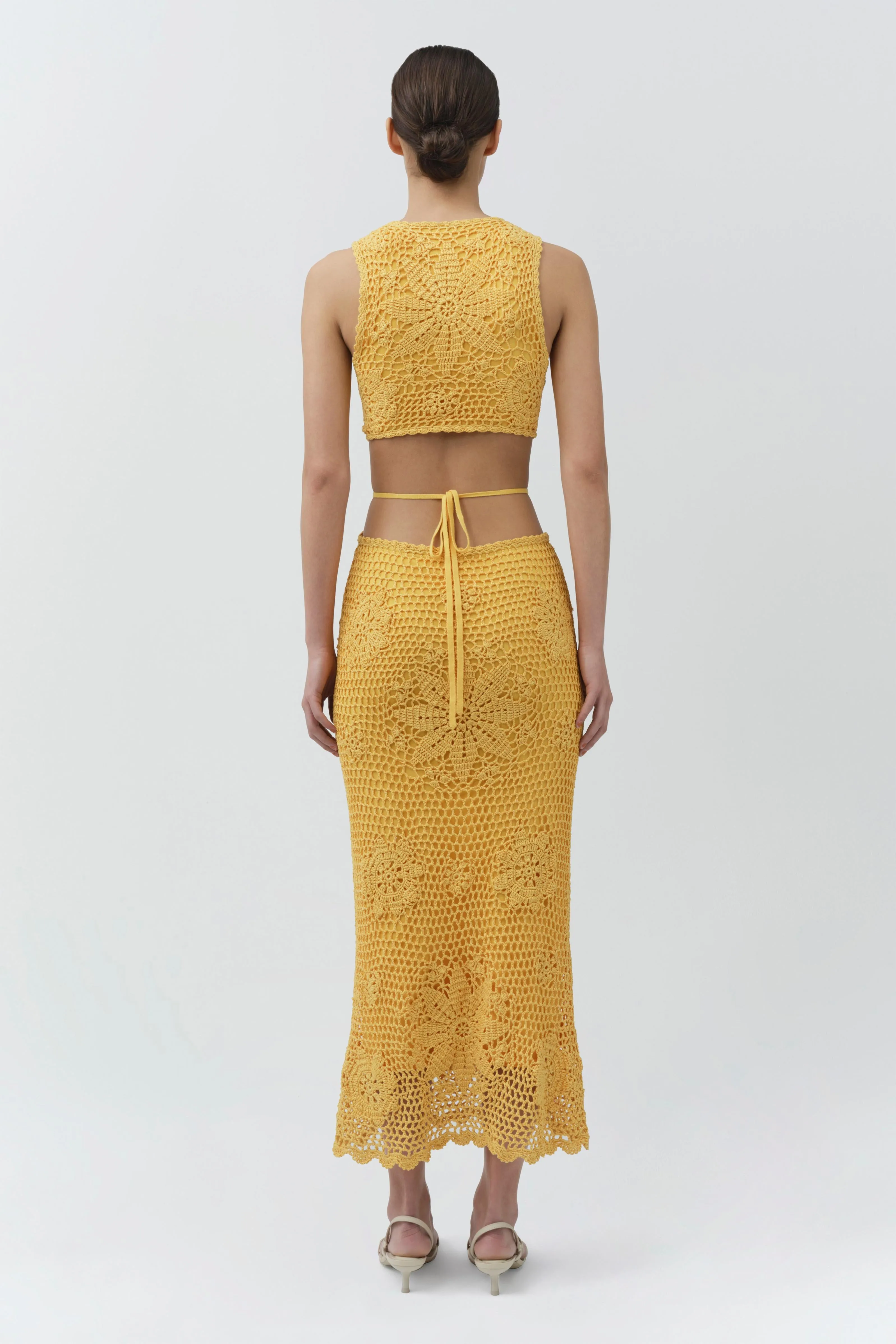 Lyla Crochet Midi Dress sold by Simkhai product image thumbnail 5