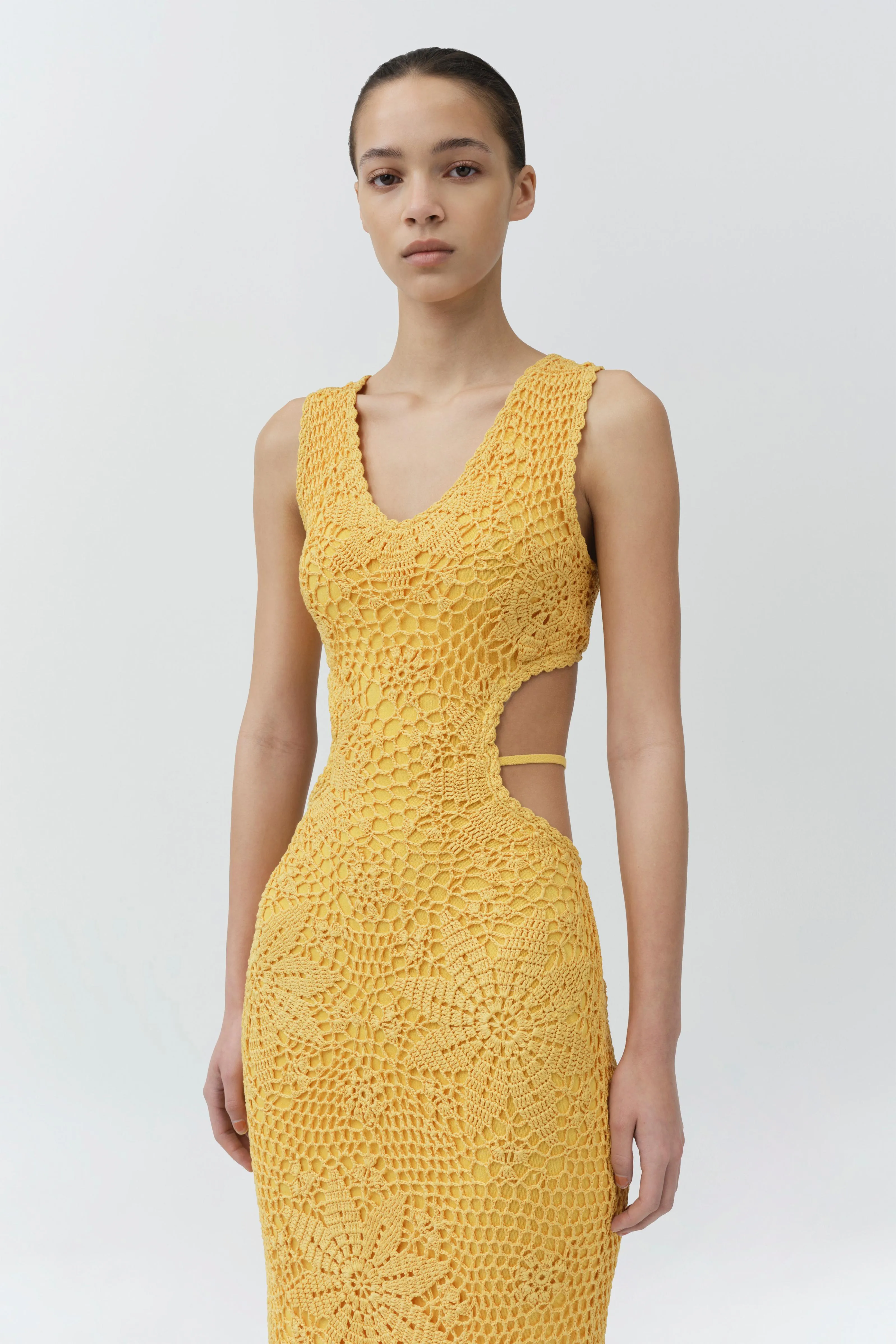 Lyla Crochet Midi Dress sold by Simkhai product image thumbnail 3