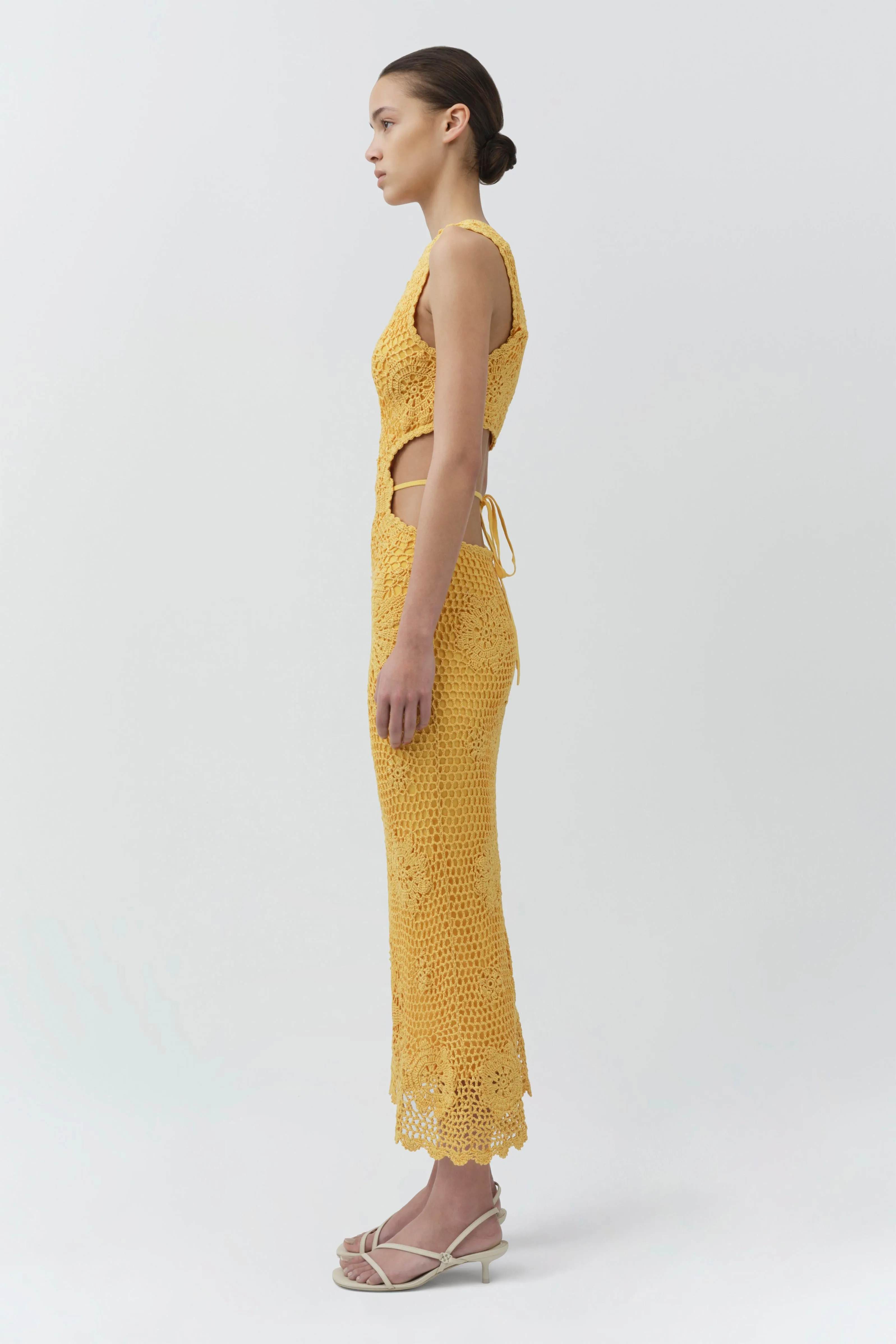 Lyla Crochet Midi Dress sold by Simkhai product image thumbnail 4