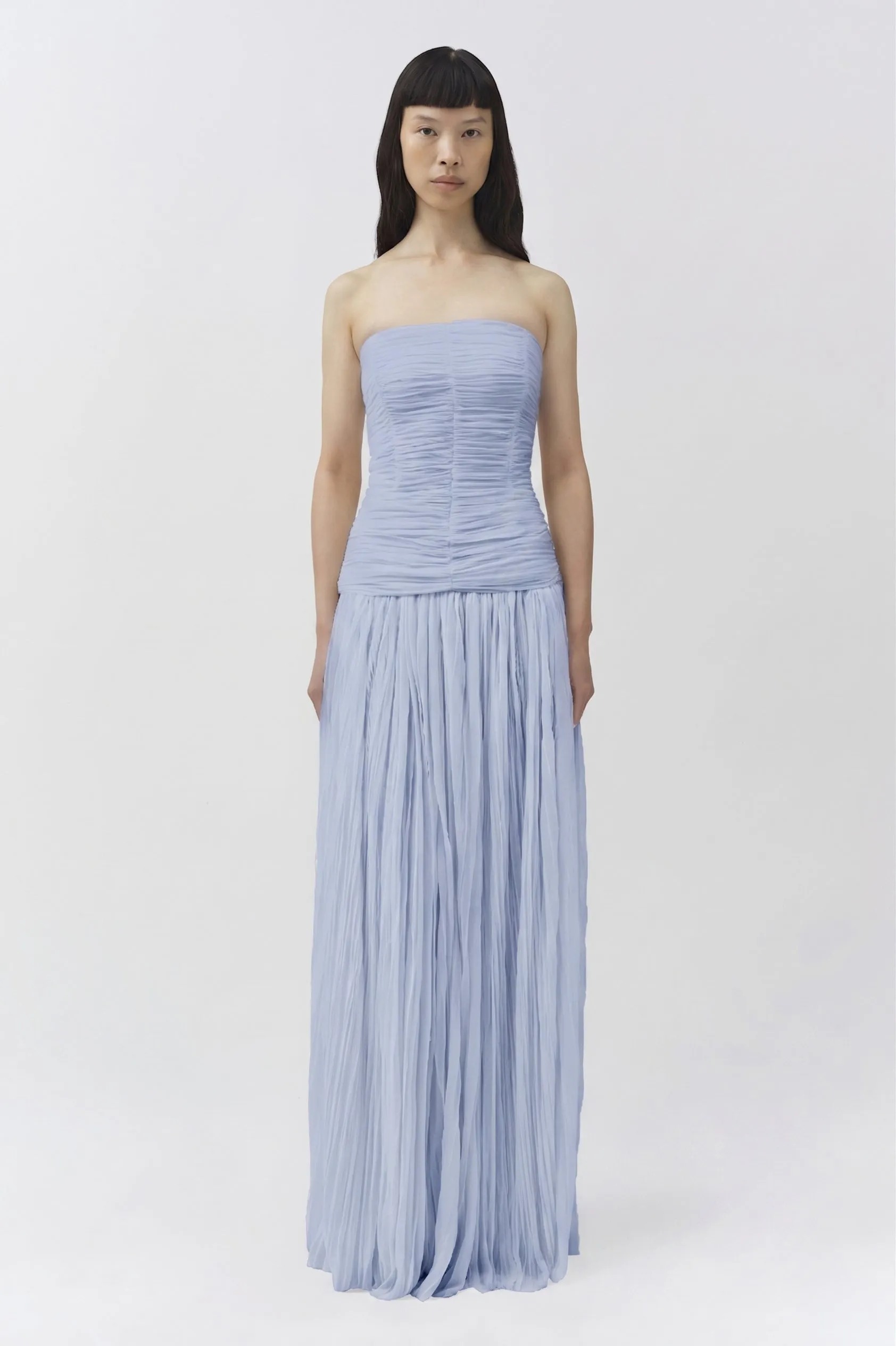 Danielle Crinkle Jersey Bustier Gown sold by Simkhai product image thumbnail 2