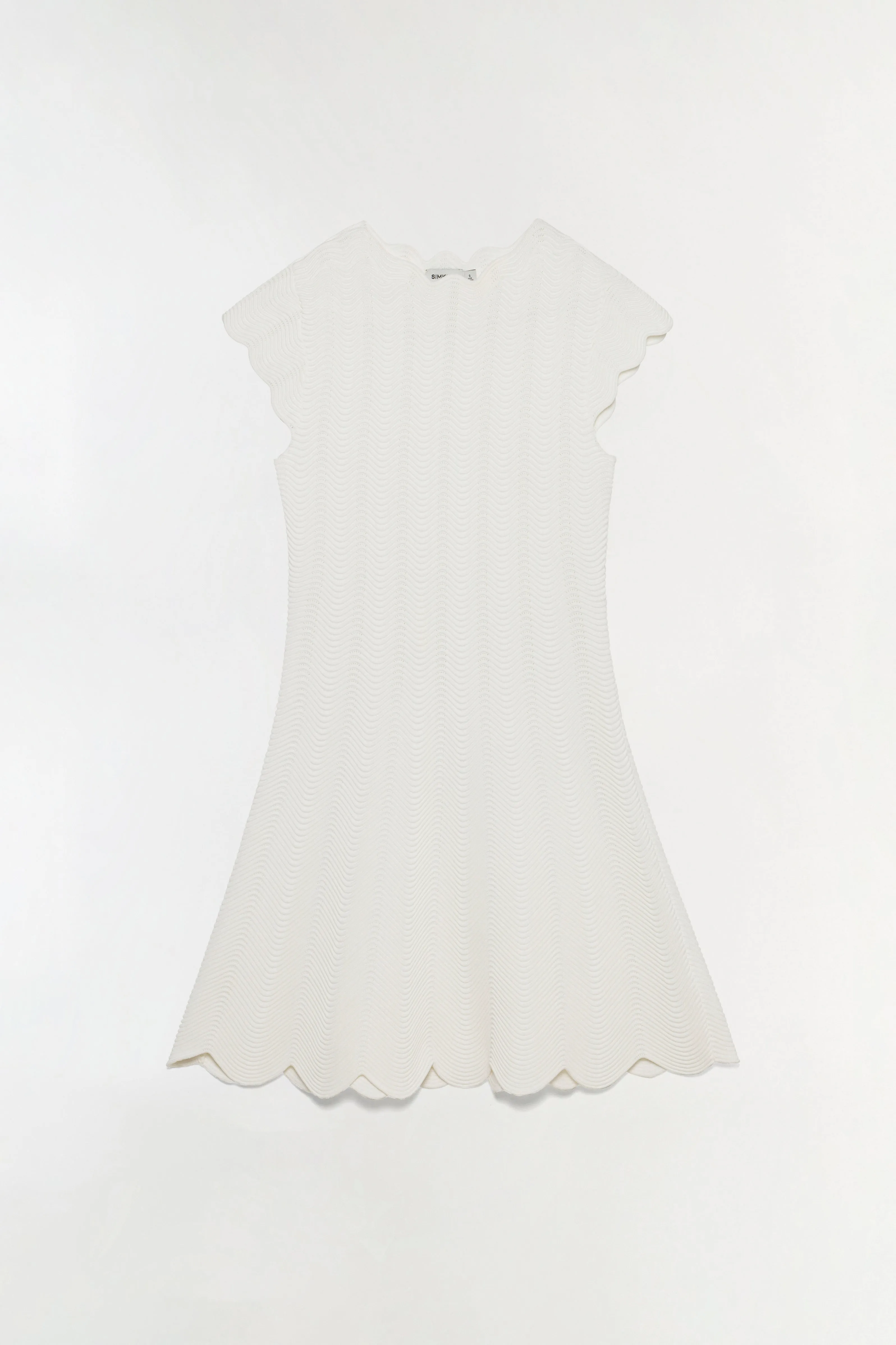 Evalynn Wavy Knit Mini Dress sold by Simkhai