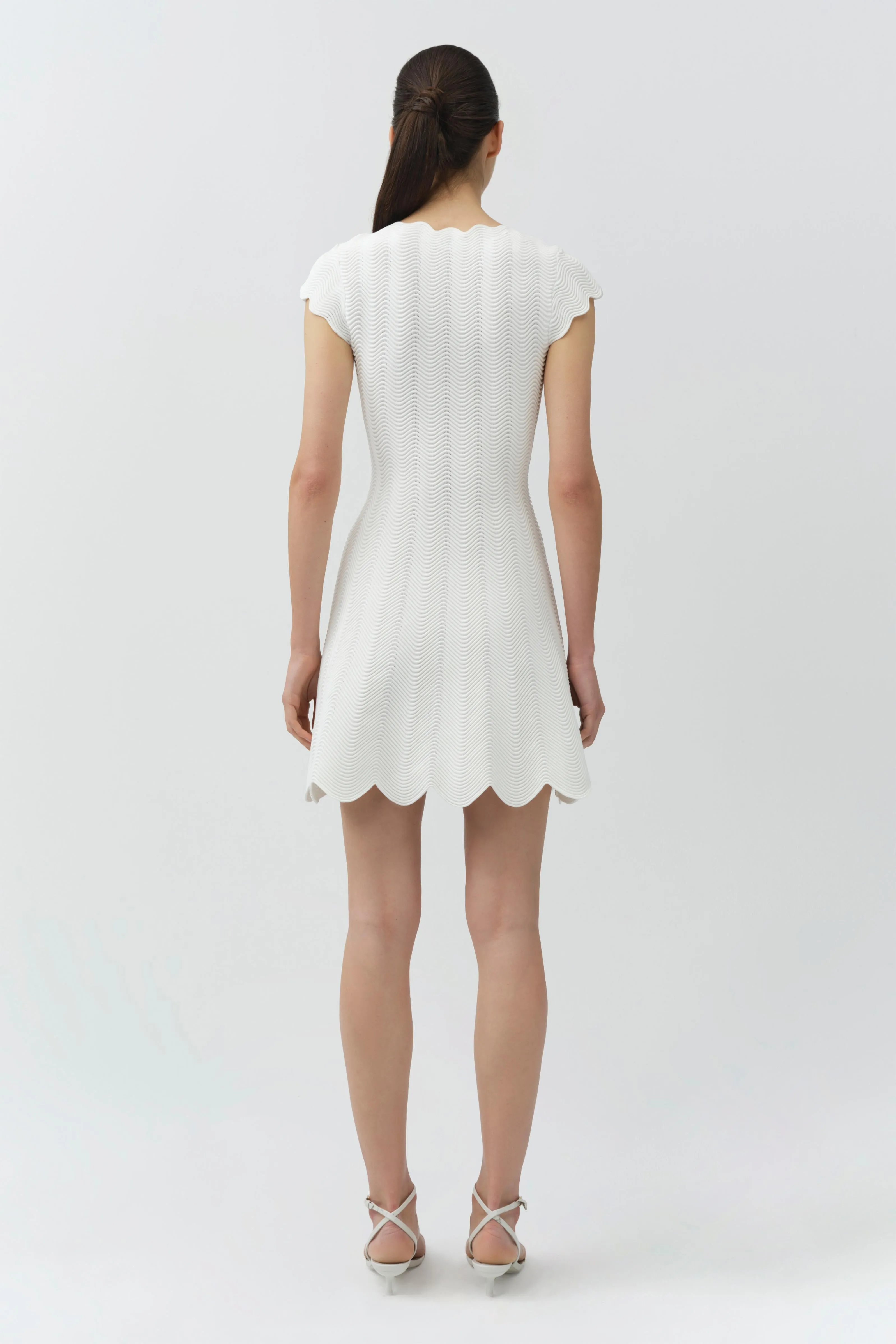Evalynn Wavy Knit Mini Dress sold by Simkhai product image thumbnail 5