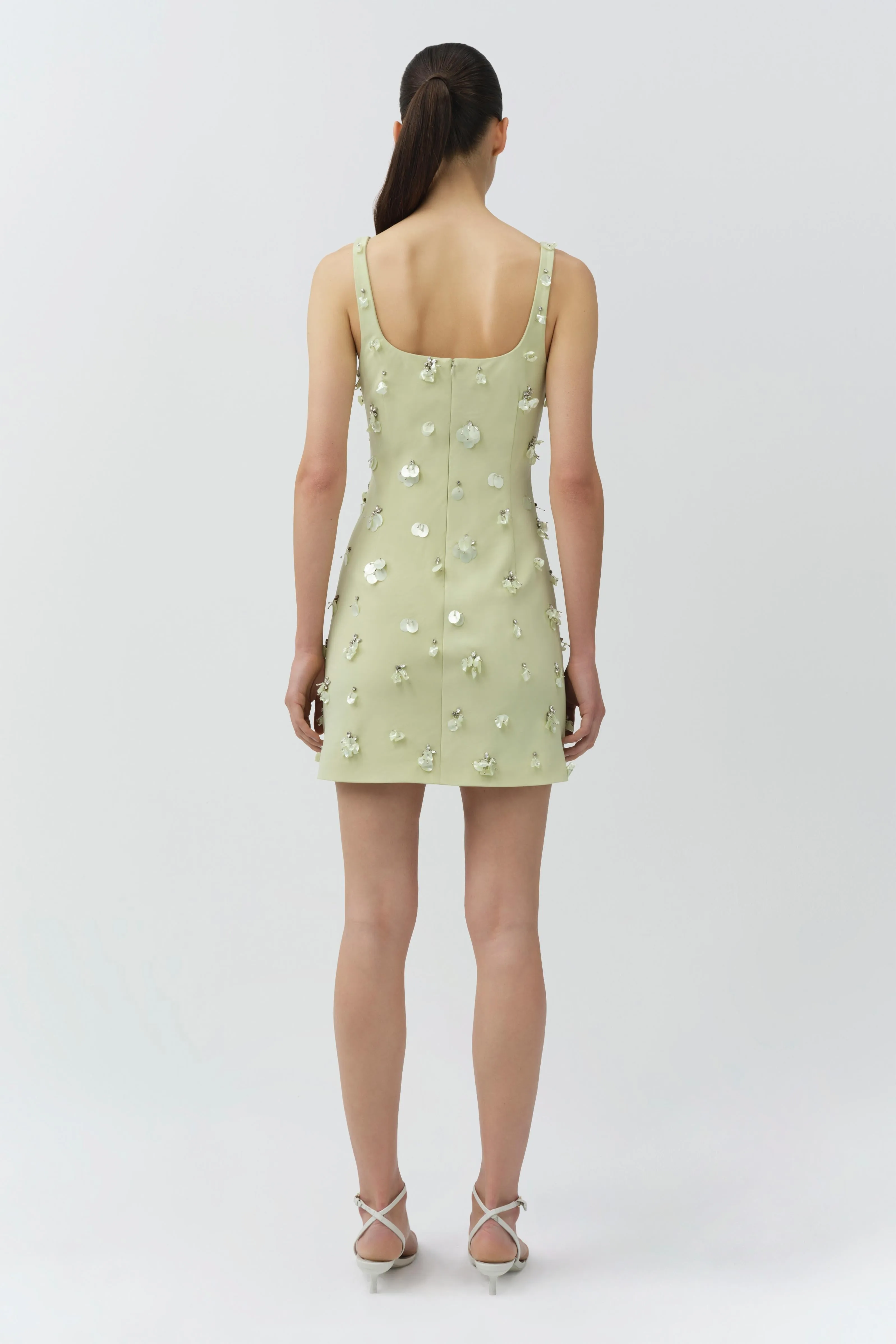 Ziva Embellished Crepe Mini Dress sold by Simkhai product image thumbnail 4