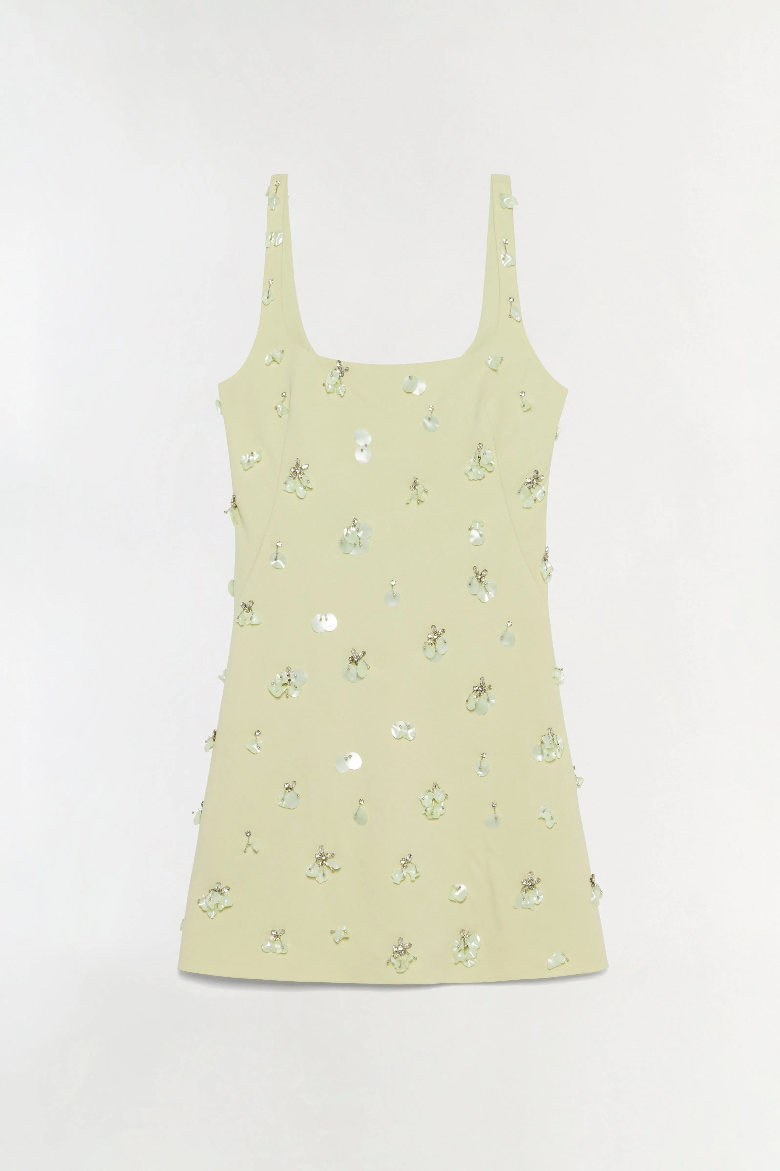 Ziva Embellished Crepe Mini Dress sold by Simkhai