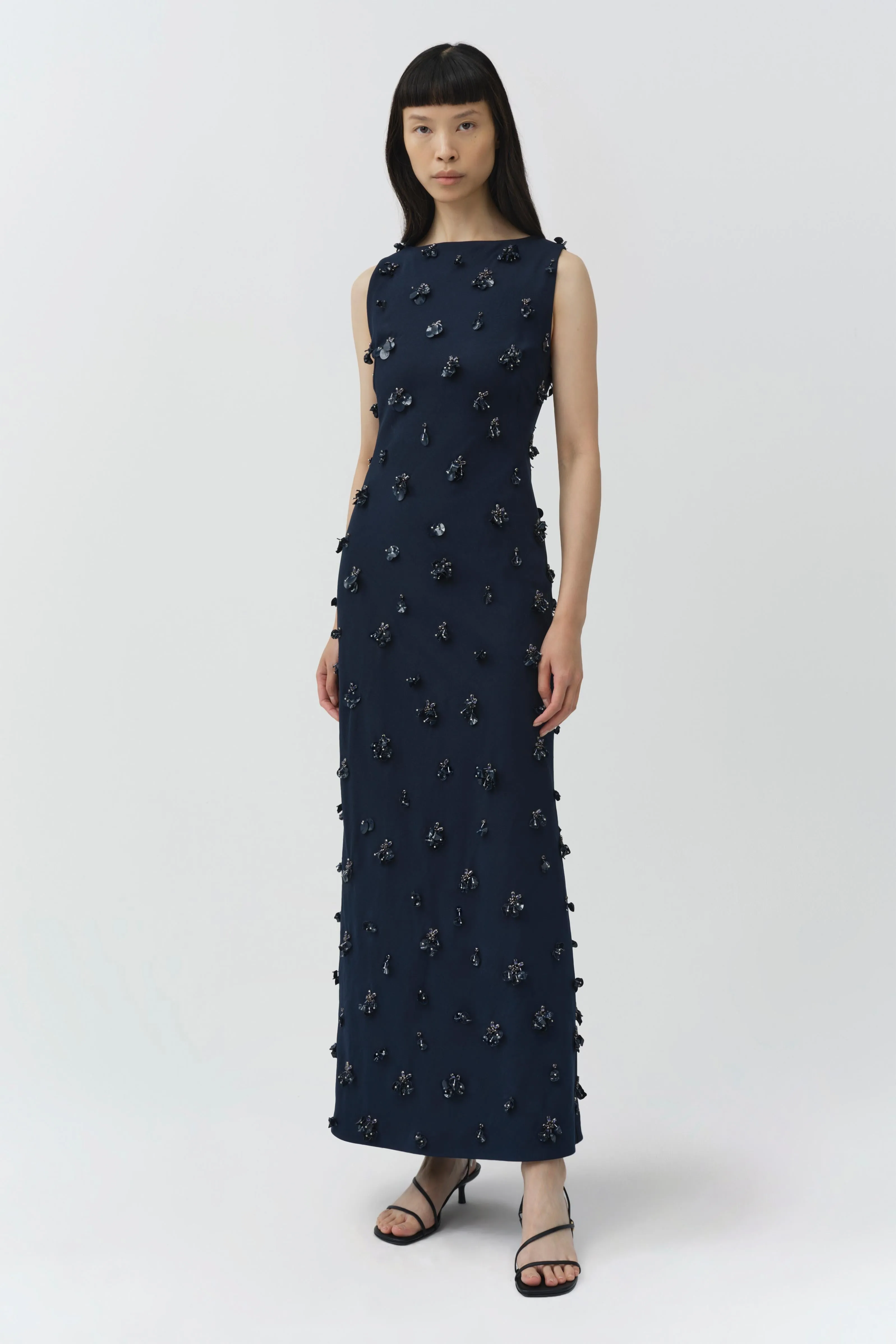 Claudia Embellished Crepe Midi Dress sold by Simkhai product image thumbnail 4